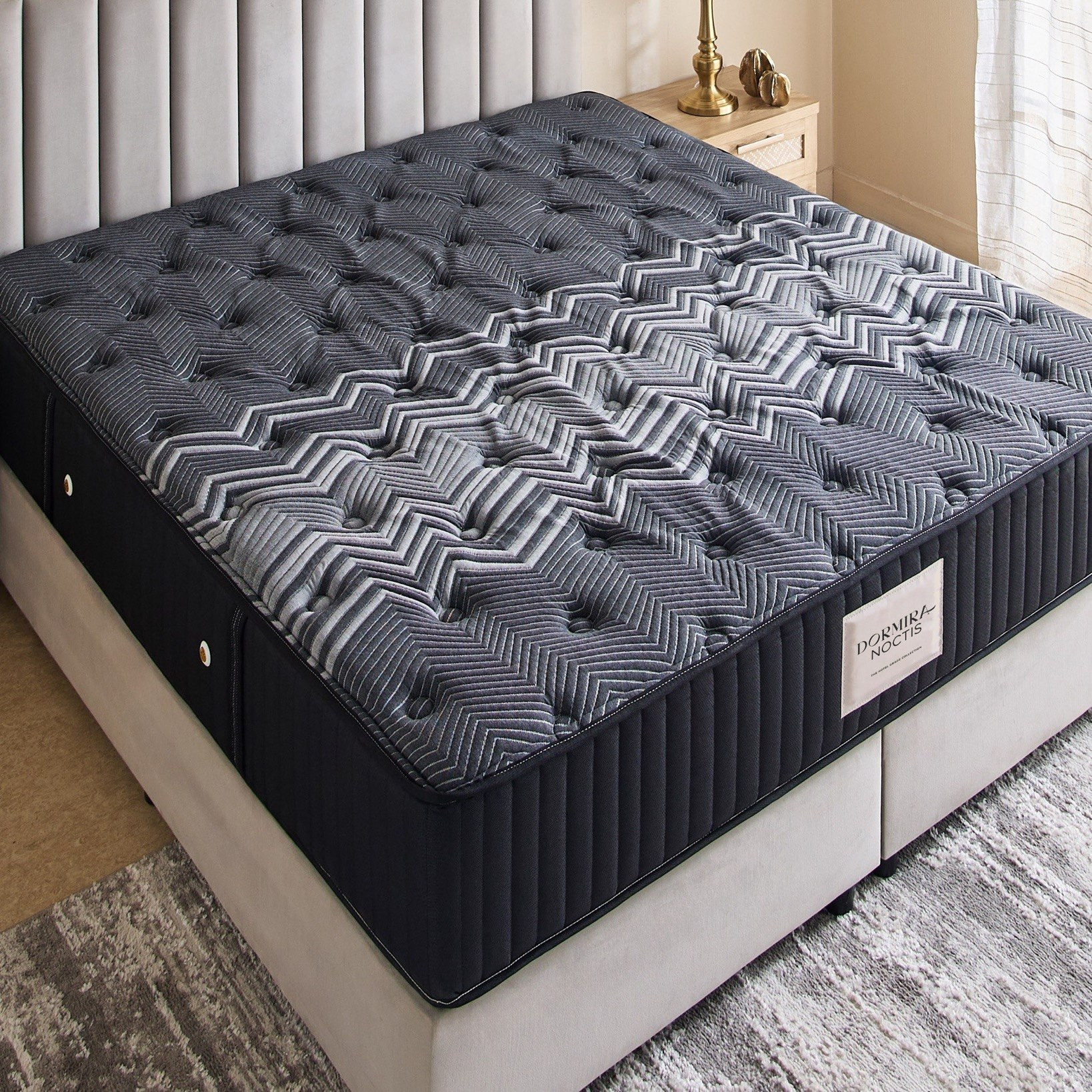 i-Dormira Noctis Hotel Collection Latex Visco Memory Foam Pocket Spring Mattress - 200x200x35cm-hbxfurniture-mattresses-superking-image-4
