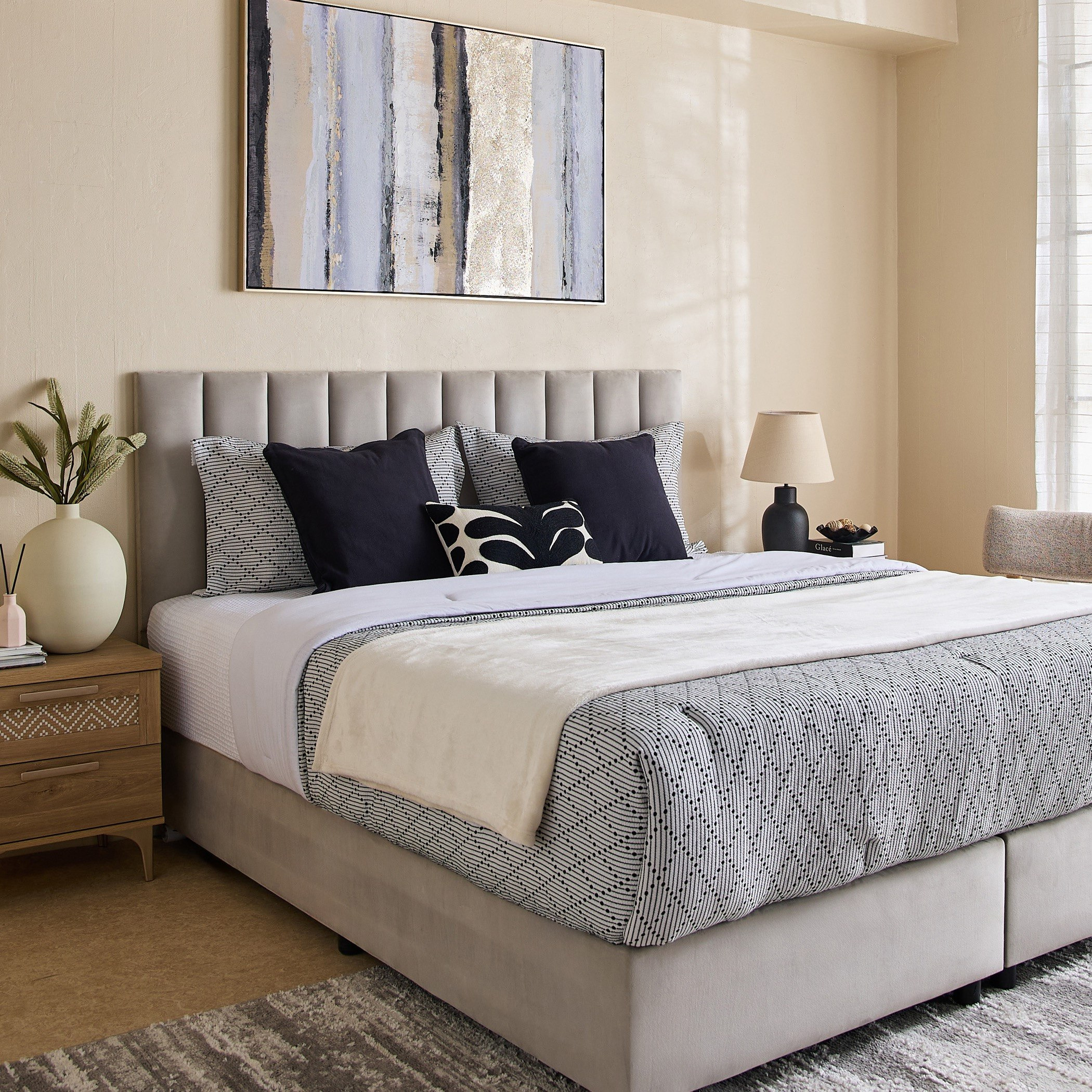 i-Dormira Noctis Hotel Collection Latex Visco Memory Foam Pocket Spring Mattress - 200x200x35cm-hbxfurniture-mattresses-superking-image-9