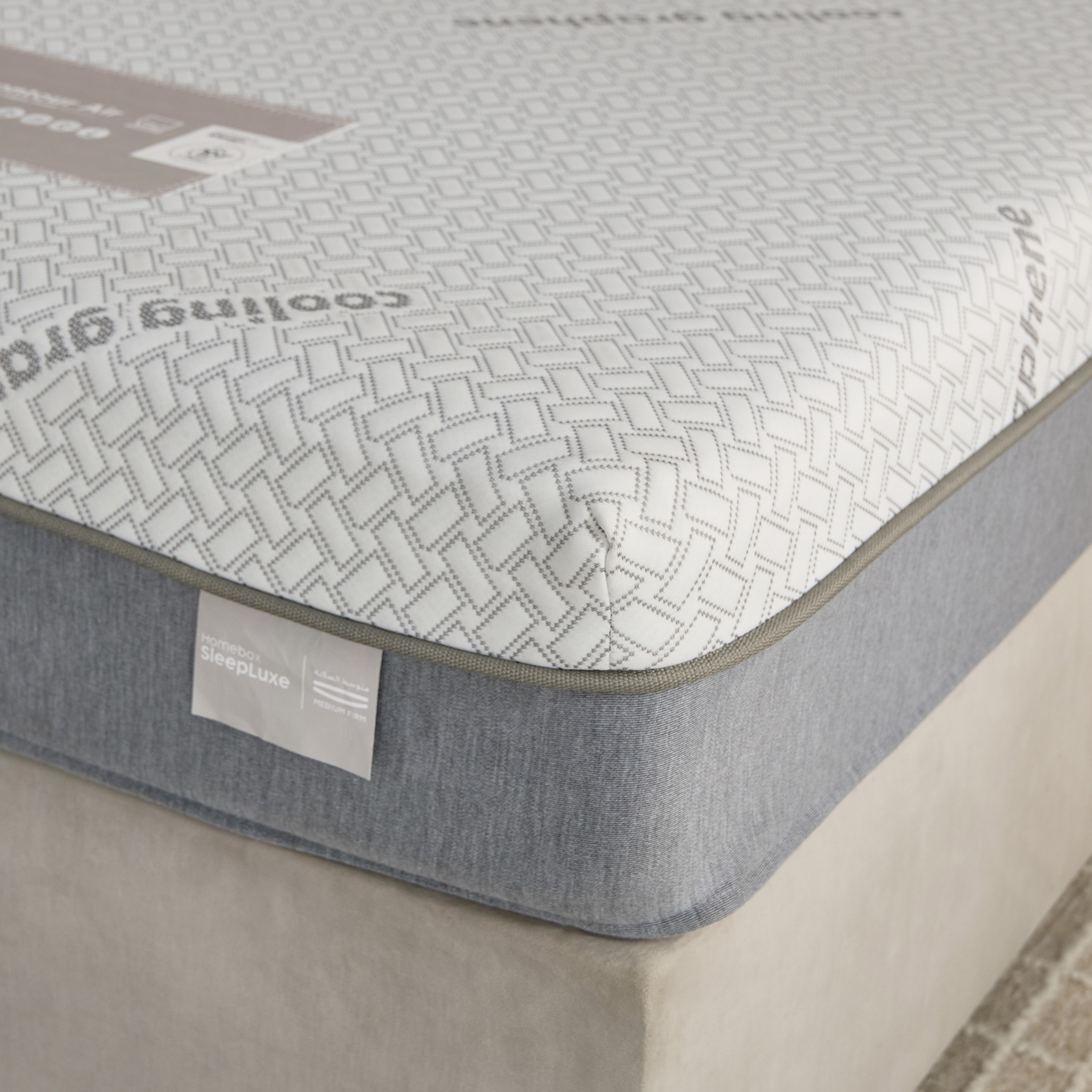 iSleepLuxe iCooltex Contour Air Memory Foam HR Cooling Fabric Single Mattress - 90x190x20 cm-hbxfurniture-bedroom-mattresses-single-image-2