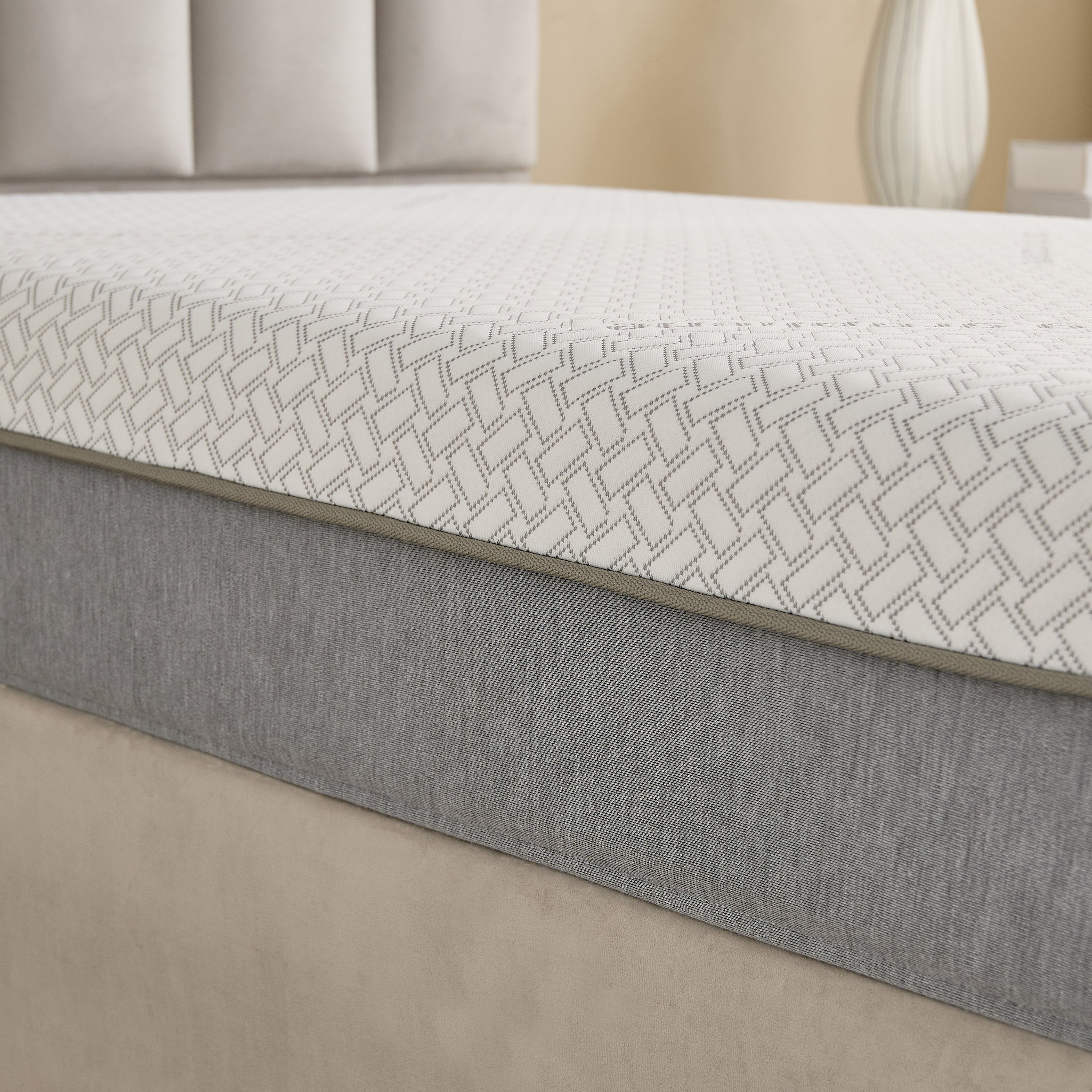 iSleepLuxe iCooltex Contour Air Memory Foam HR Cooling Fabric Single Mattress - 90x190x20 cm-hbxfurniture-bedroom-mattresses-single-image-9
