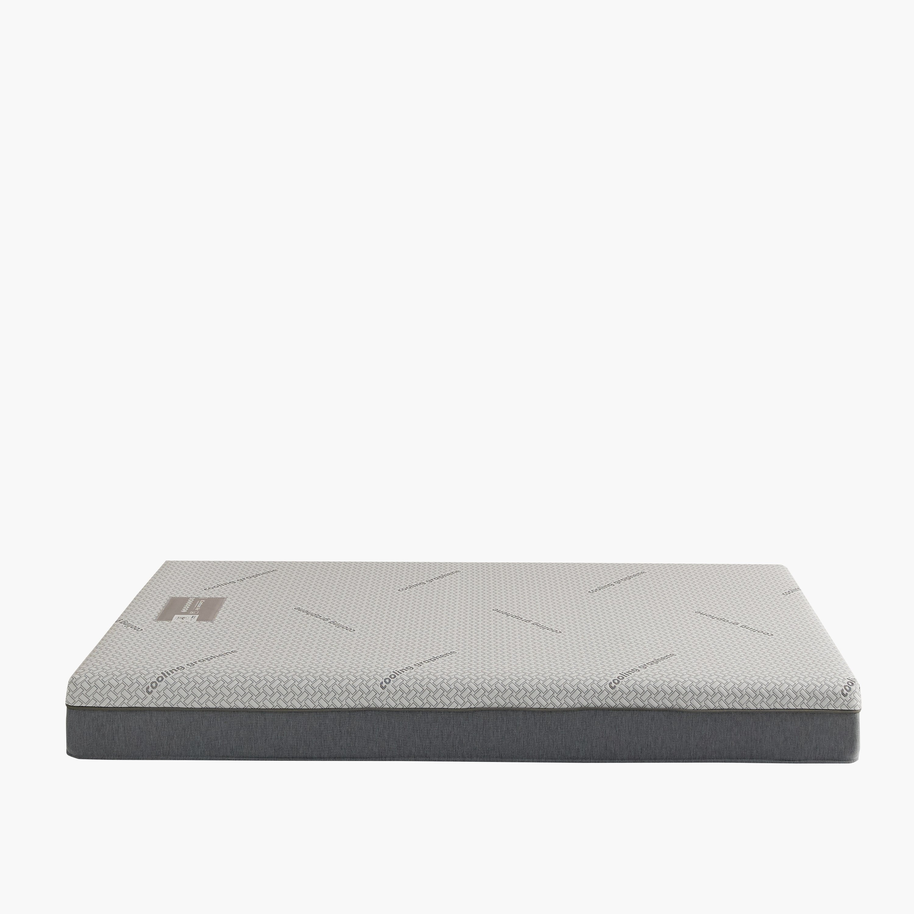 iSleepLuxe iCooltex Contour Air Memory Foam HR Cooling Fabric Twin Mattress - 120x200x20 cm-hbxfurniture-mattresses-twin-image-13