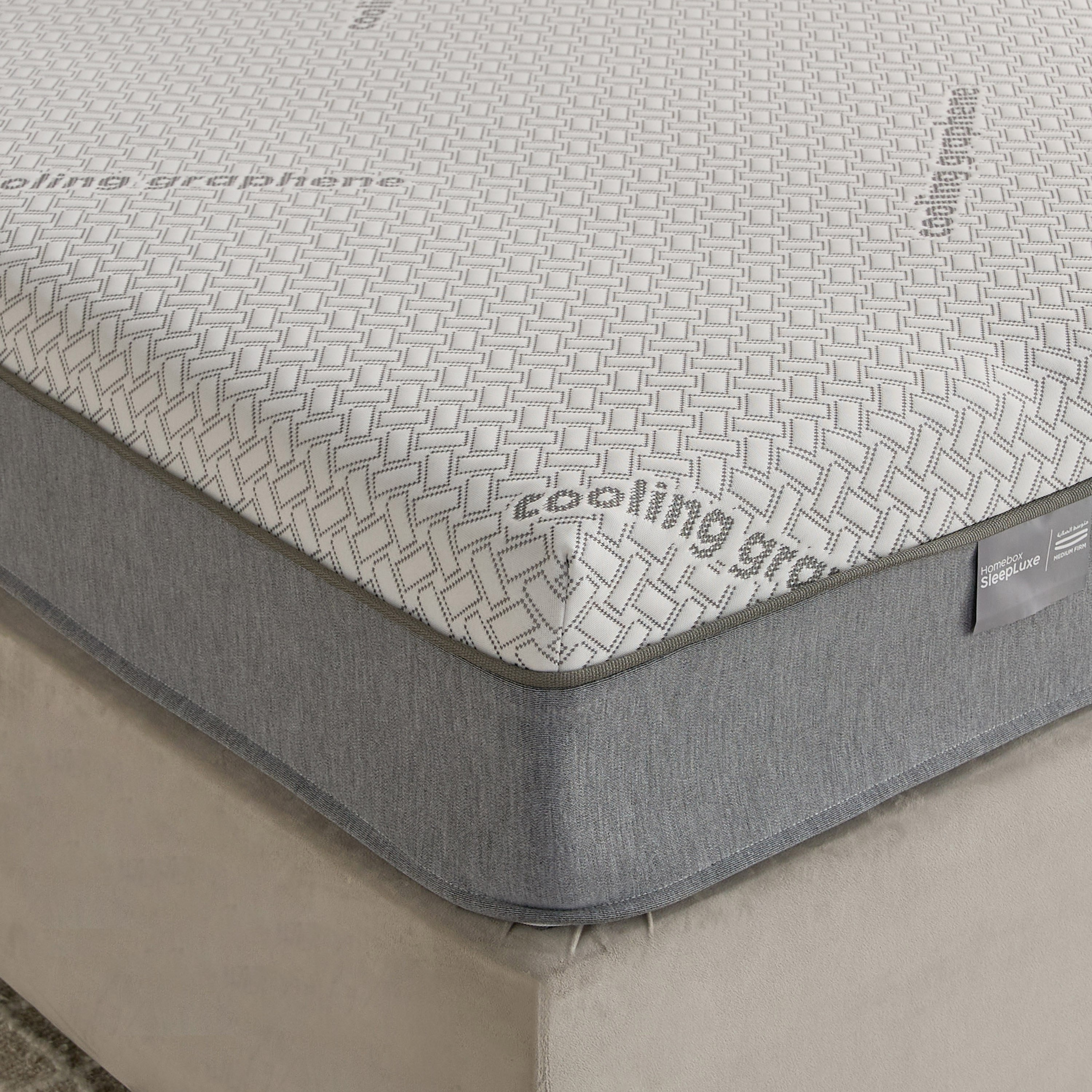 iSleepLuxe iCooltex Contour Air Memory Foam HR Cooling Fabric King Mattress - 180x200x20 cm-hbxfurniture-mattresses-king-image-2