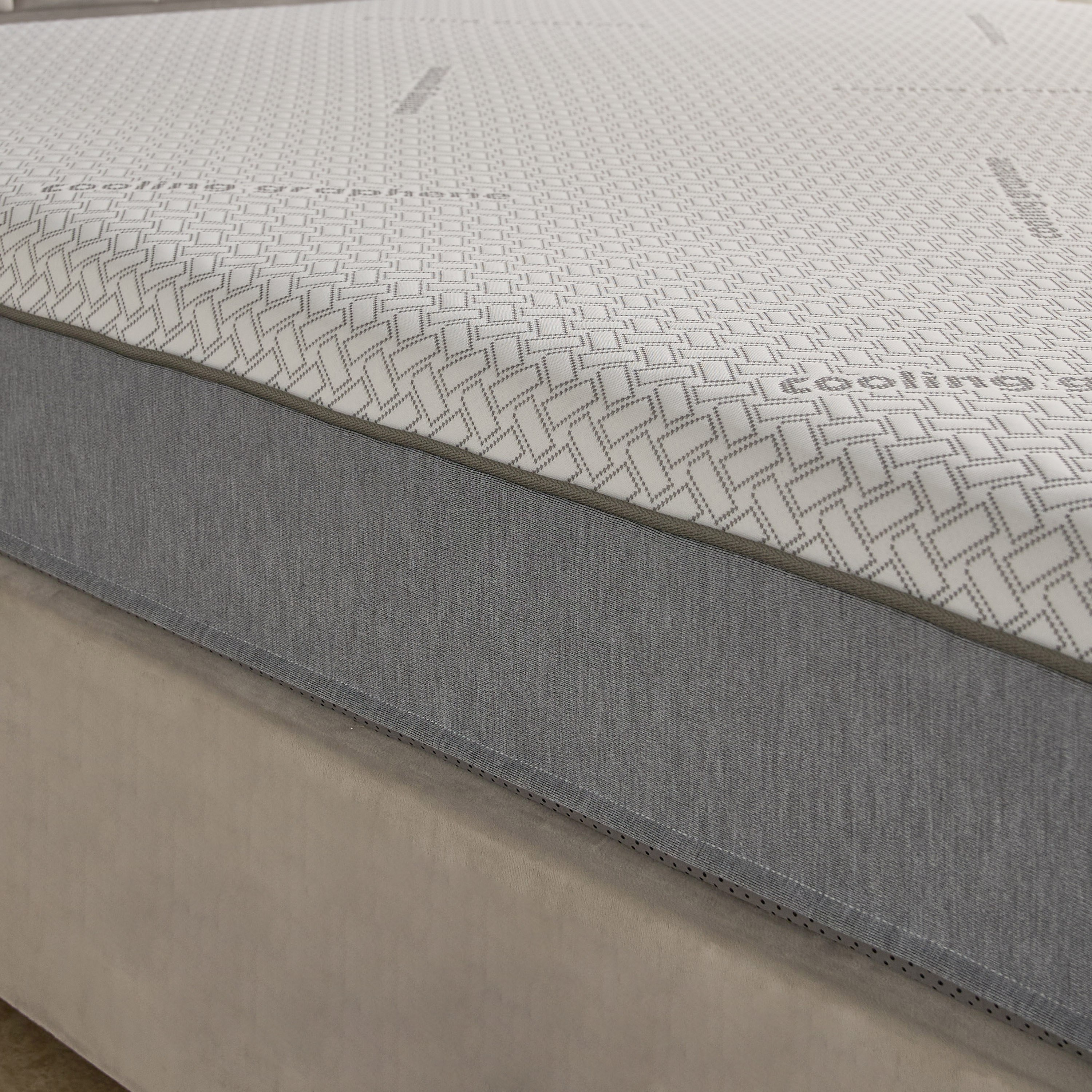 iSleepLuxe iCooltex Contour Air Memory Foam HR Cooling Fabric King Mattress - 180x200x20 cm-hbxfurniture-mattresses-king-image-9