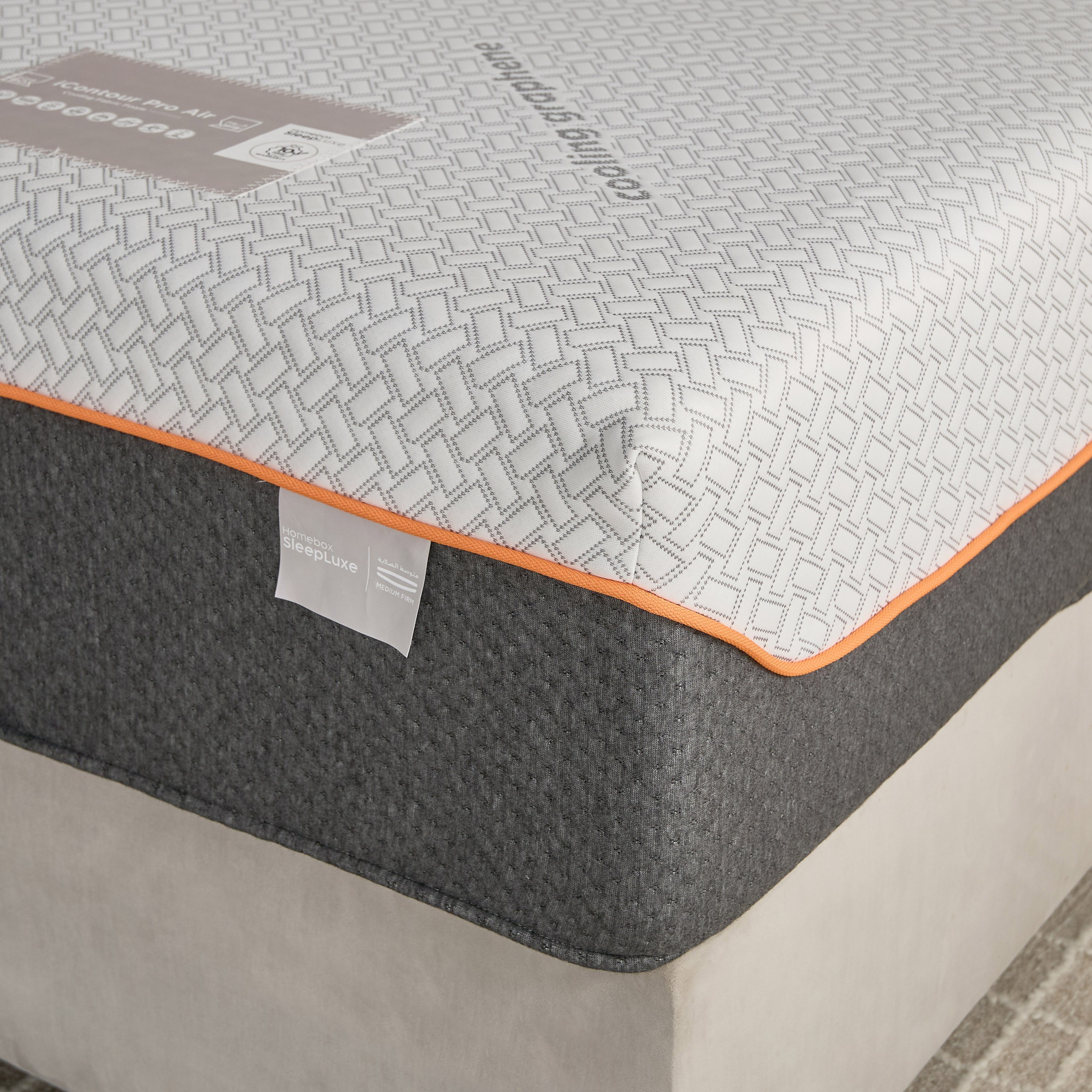 iSleepLuxe iCooltex Contour Pro Air Memory Foam HR Cooling Fabric Single Mattress - 90x190x30 cm-hbxfurniture-bedroom-mattresses-single-image-2