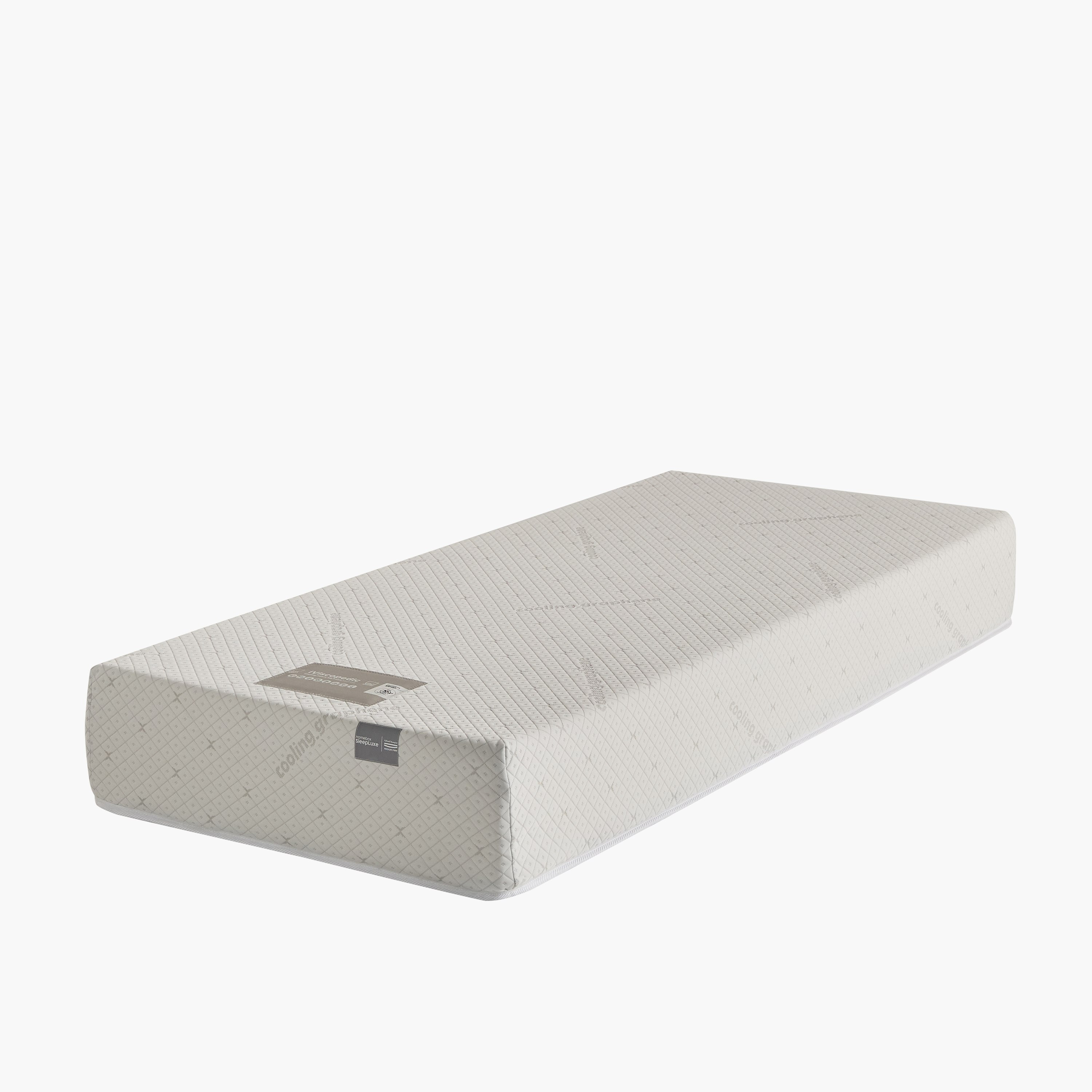 iSleepLuxe iCooltex Viscopedic HR Foam Memory Foam Cooling Fabric Single Mattress - 90x190x25 cm-hbxfurniture-bedroom-mattresses-single-image-11