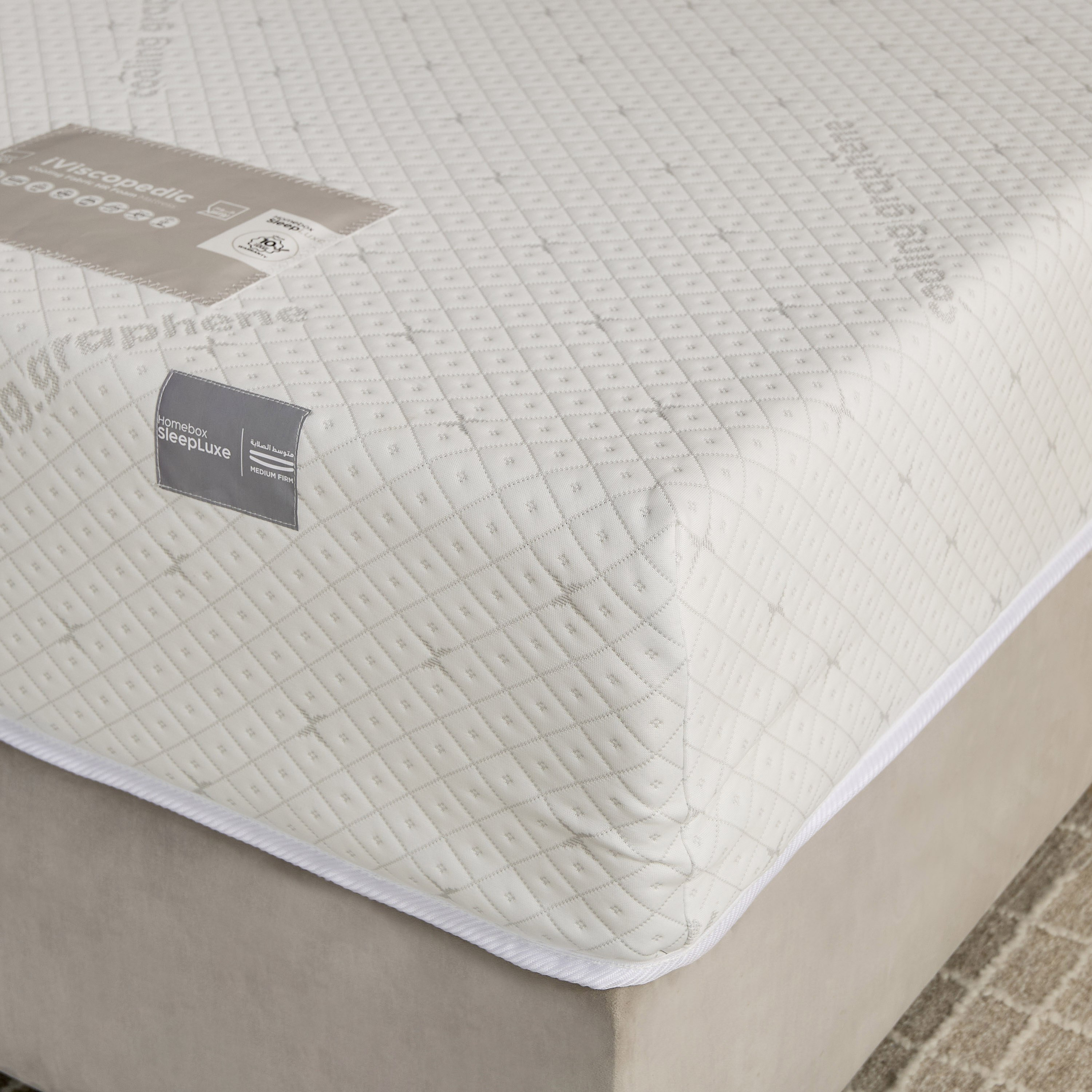 iSleepLuxe iCooltex Viscopedic HR Foam Memory Foam Cooling Fabric Single Mattress - 90x190x25 cm-hbxfurniture-bedroom-mattresses-single-image-2