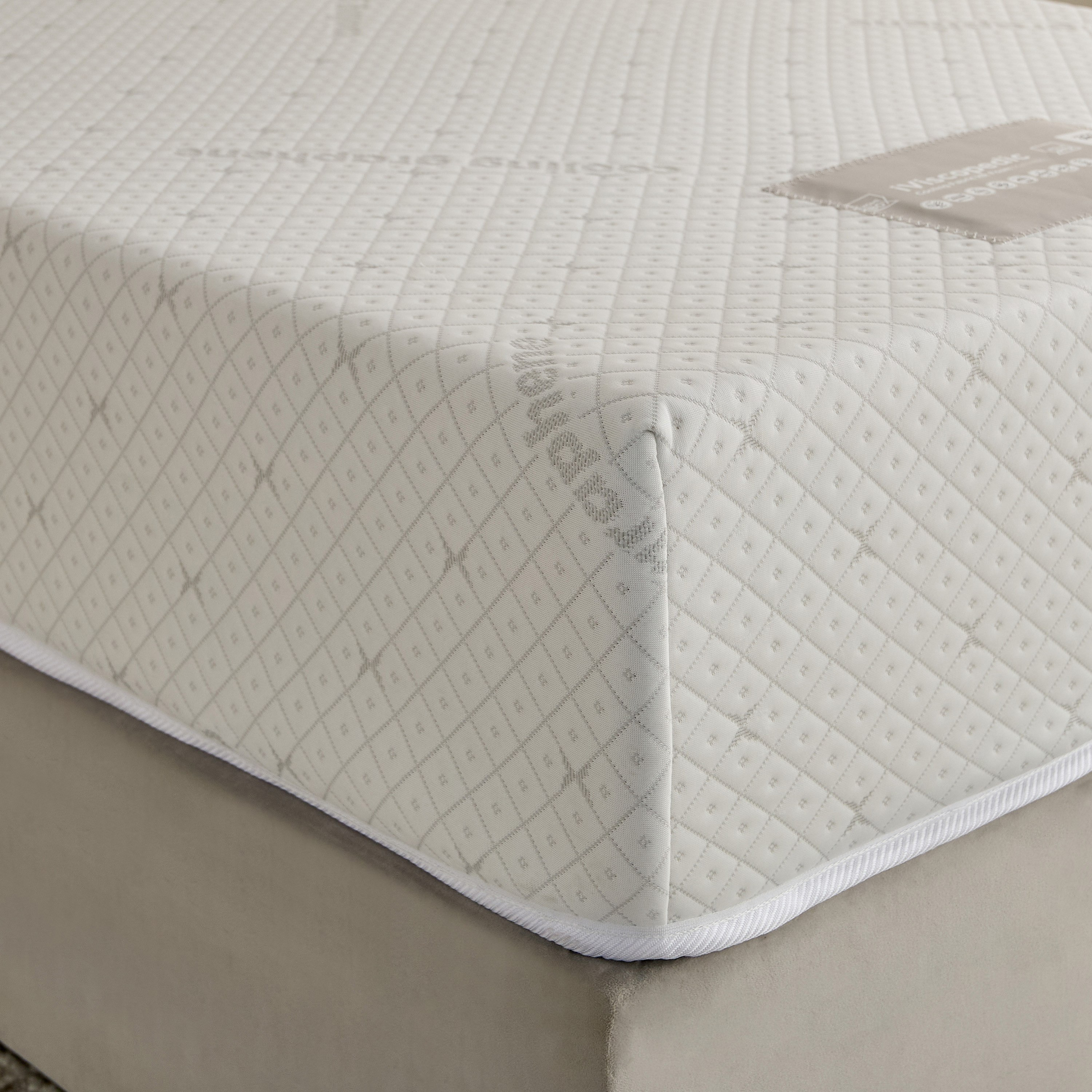 iSleepLuxe iCooltex Viscopedic HR Foam Memory Foam Cooling Fabric Single Mattress - 90x190x25 cm-hbxfurniture-bedroom-mattresses-single-image-6