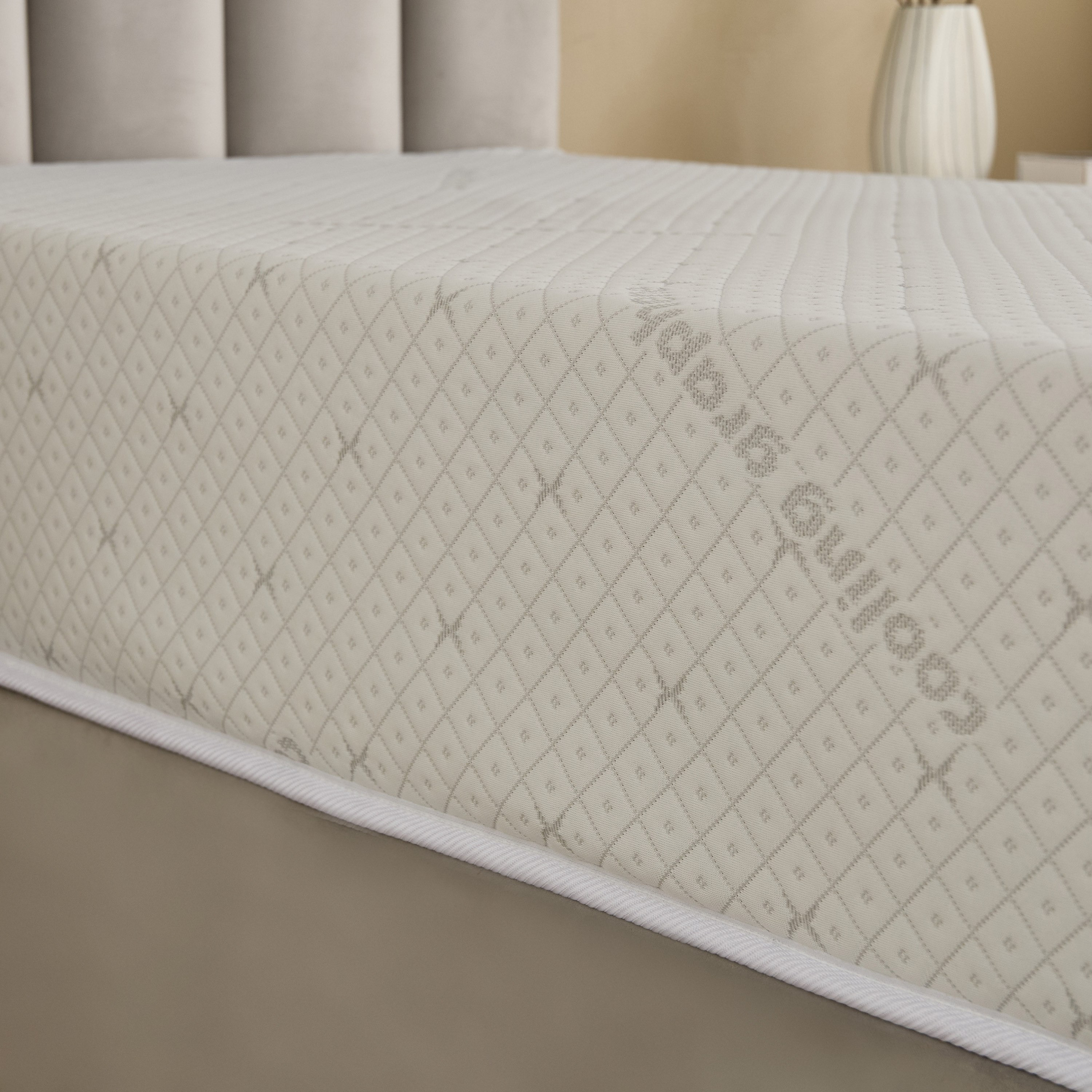 iSleepLuxe iCooltex Viscopedic HR Foam Memory Foam Cooling Fabric Single Mattress - 90x190x25 cm-hbxfurniture-bedroom-mattresses-single-image-9