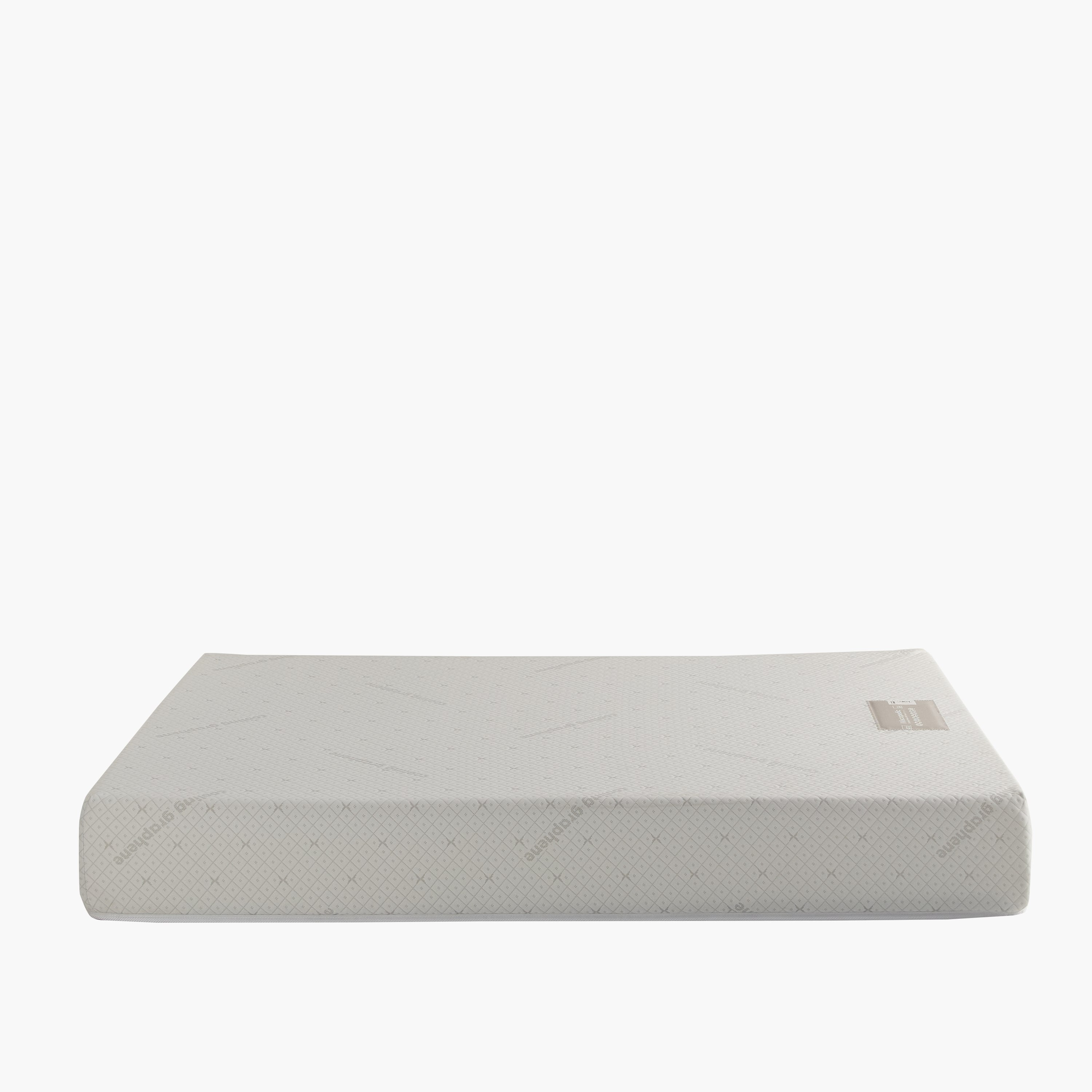 iSleepLuxe iCooltex Viscopedic HR Foam Memory Foam Cooling Fabric Queen Mattress - 155x205x25 cm-hbxbedroom-mattresses-queen-image-11