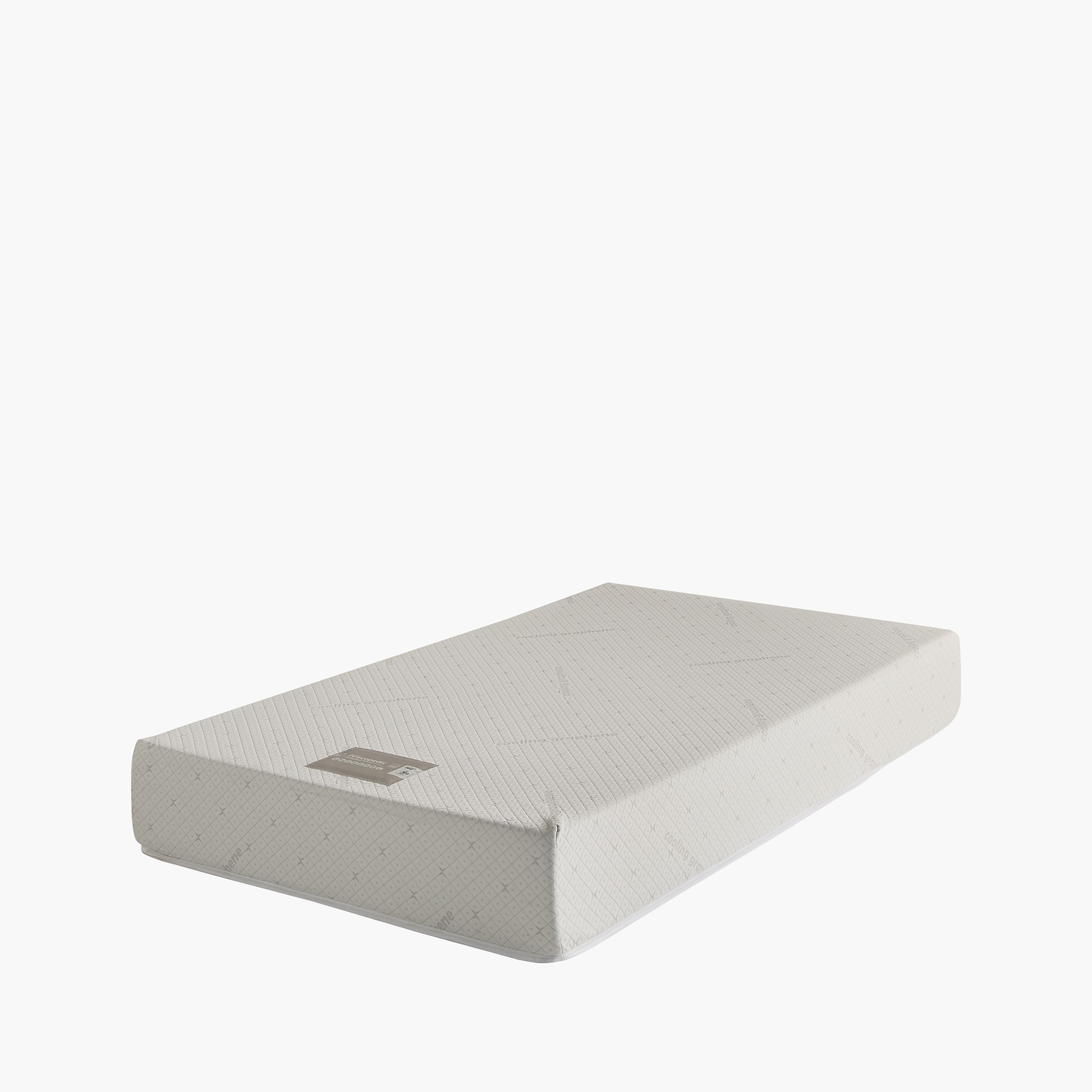 iSleepLuxe iCooltex Viscopedic HR Foam Memory Foam Cooling Fabric Queen Mattress - 155x205x25 cm-hbxbedroom-mattresses-queen-image-12