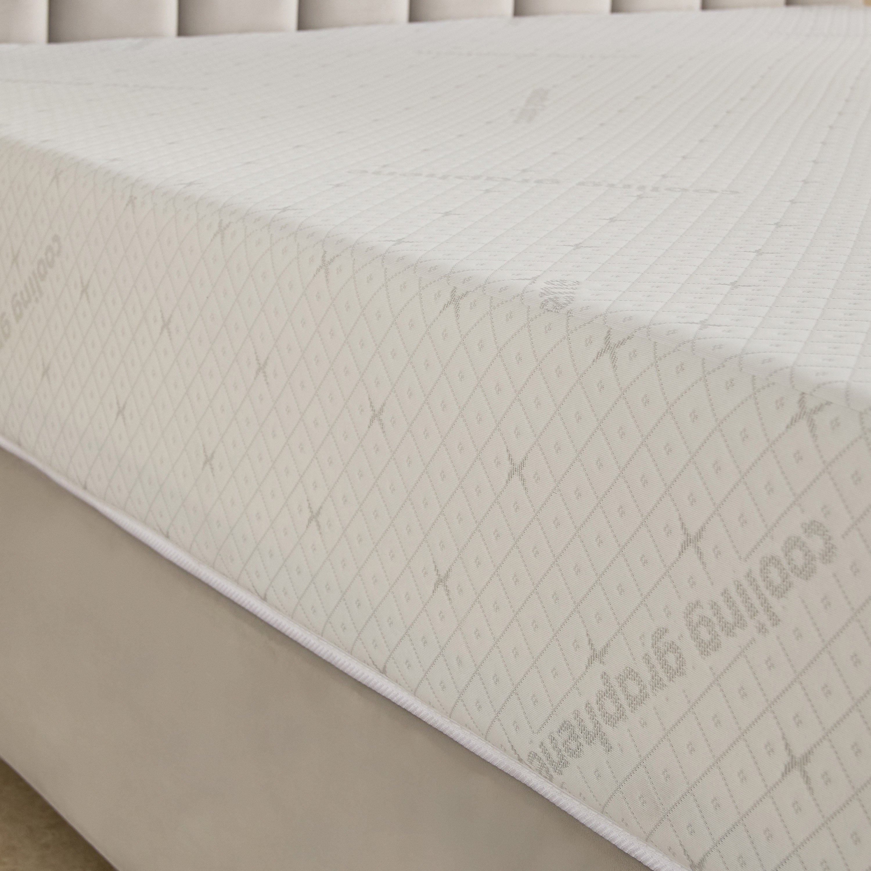 iSleepLuxe iCooltex Viscopedic HR Foam Memory Foam Cooling Fabric King Mattress - 180x200x25 cm-hbxfurniture-mattresses-king-image-9