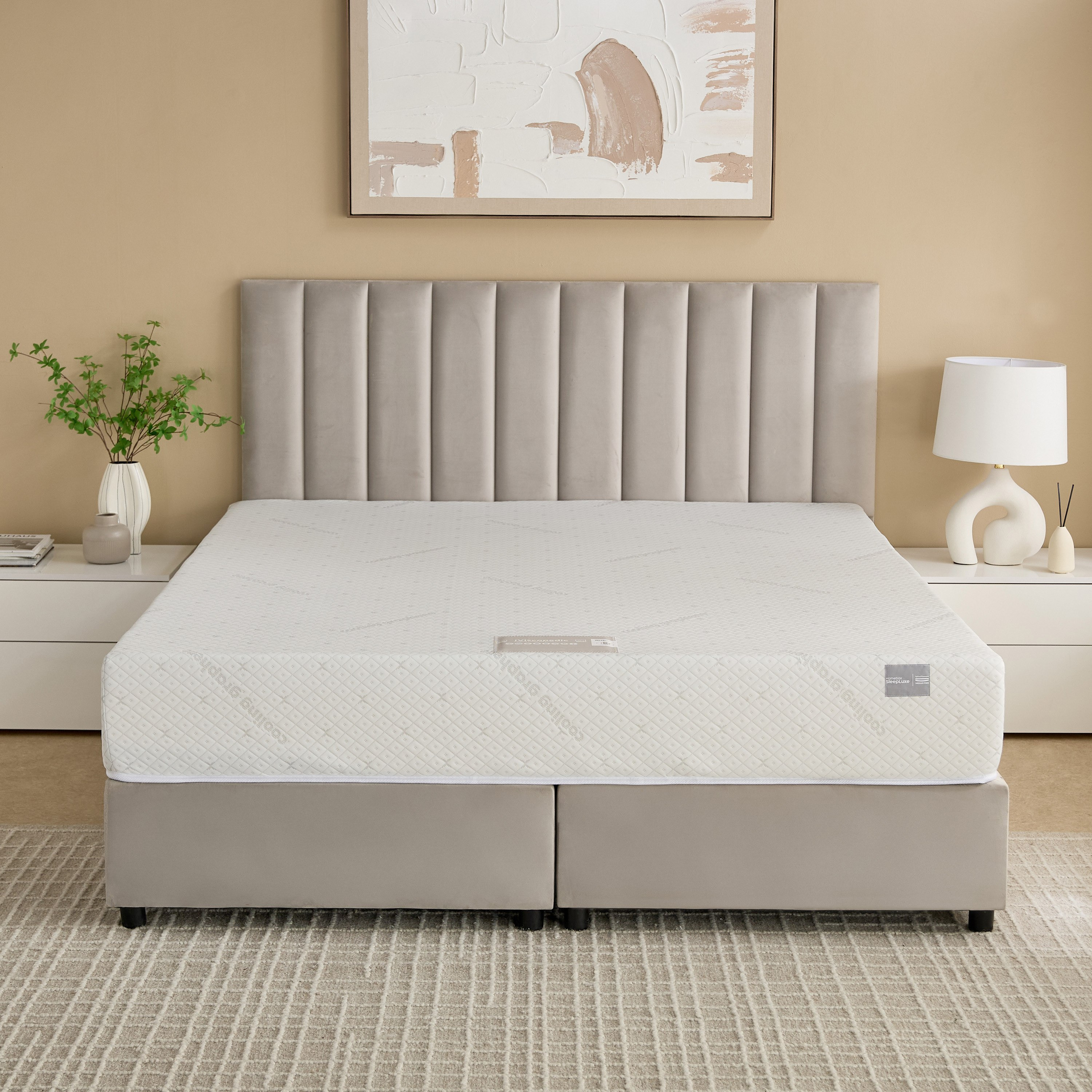 iSleepLuxe iCooltex Viscopedic HR Foam Memory Foam Cooling Fabric Super King Mattress - 200x200x25cm-hbxfurniture-mattresses-superking-image-3