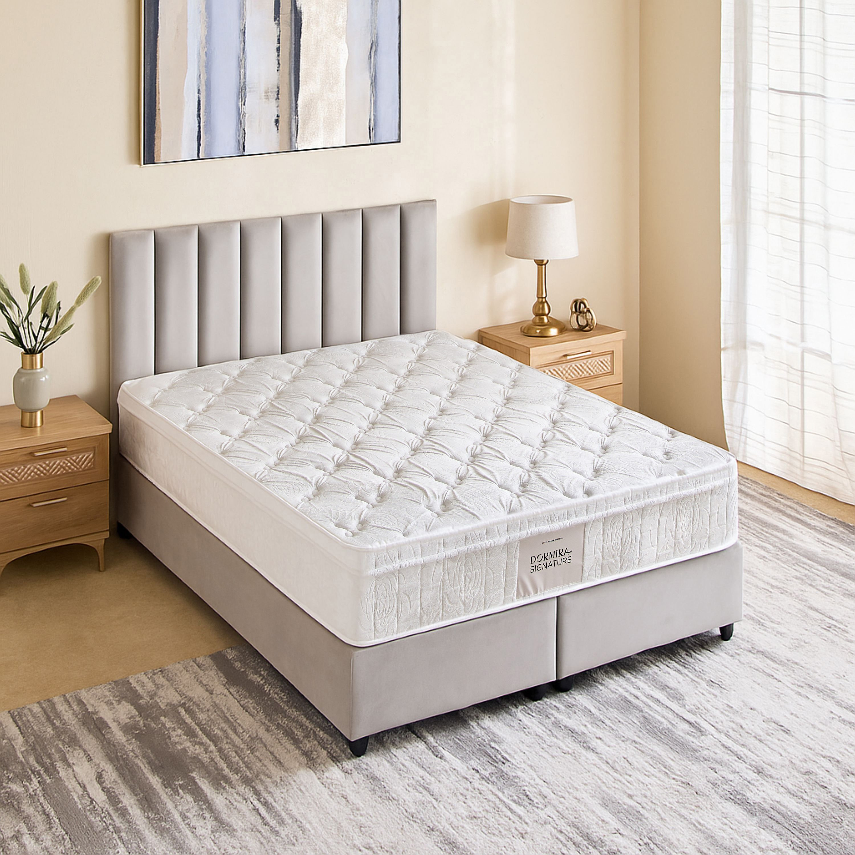 i-Dormira Signature Hotel Collection HR Foam Medium Firm Pocket Spring Mattress - 140x200x28cm-hbxbedroom-mattresses-queen-image-3