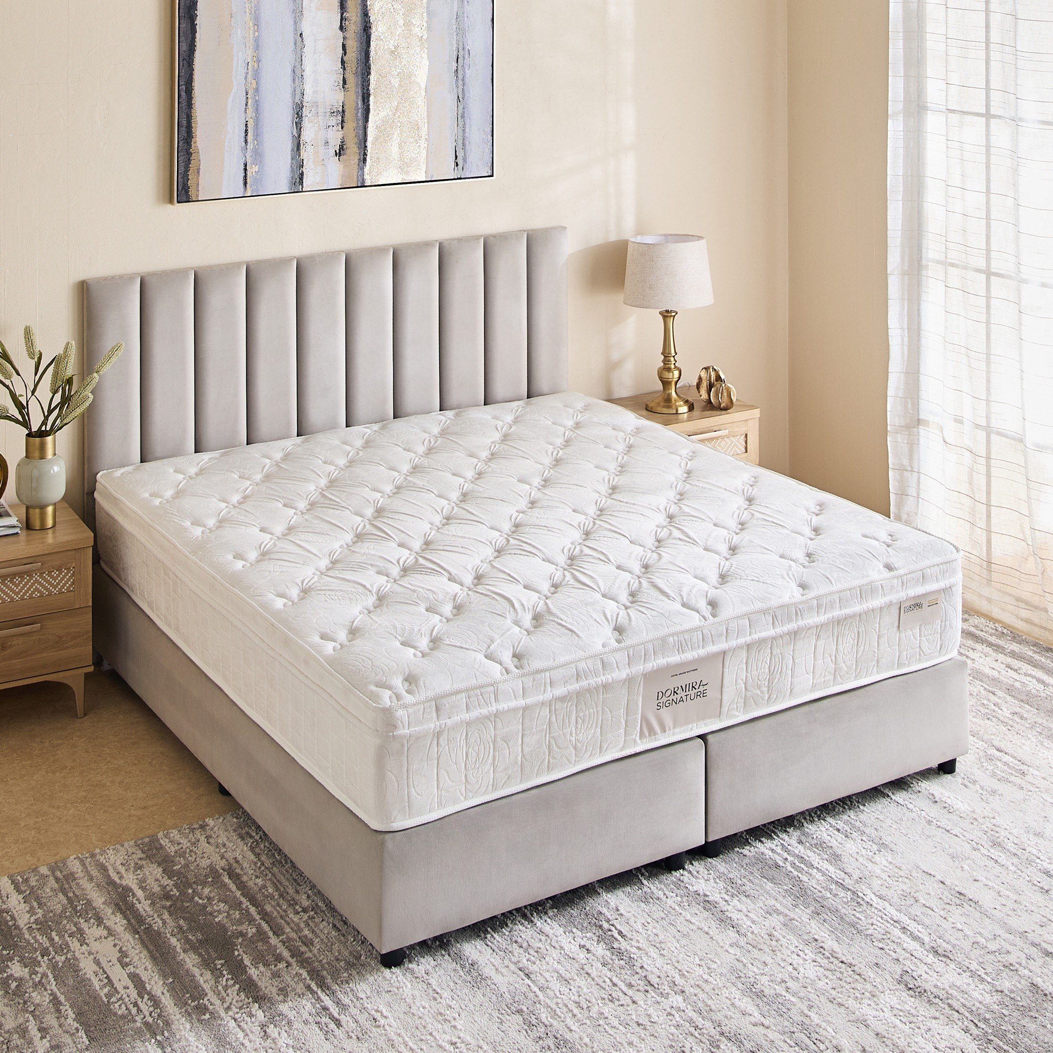 i-Dormira Signature Hotel Collection HR Foam Medium Firm Pocket Spring Mattress - 180x210x28cm-hbxfurniture-mattresses-king-image-3