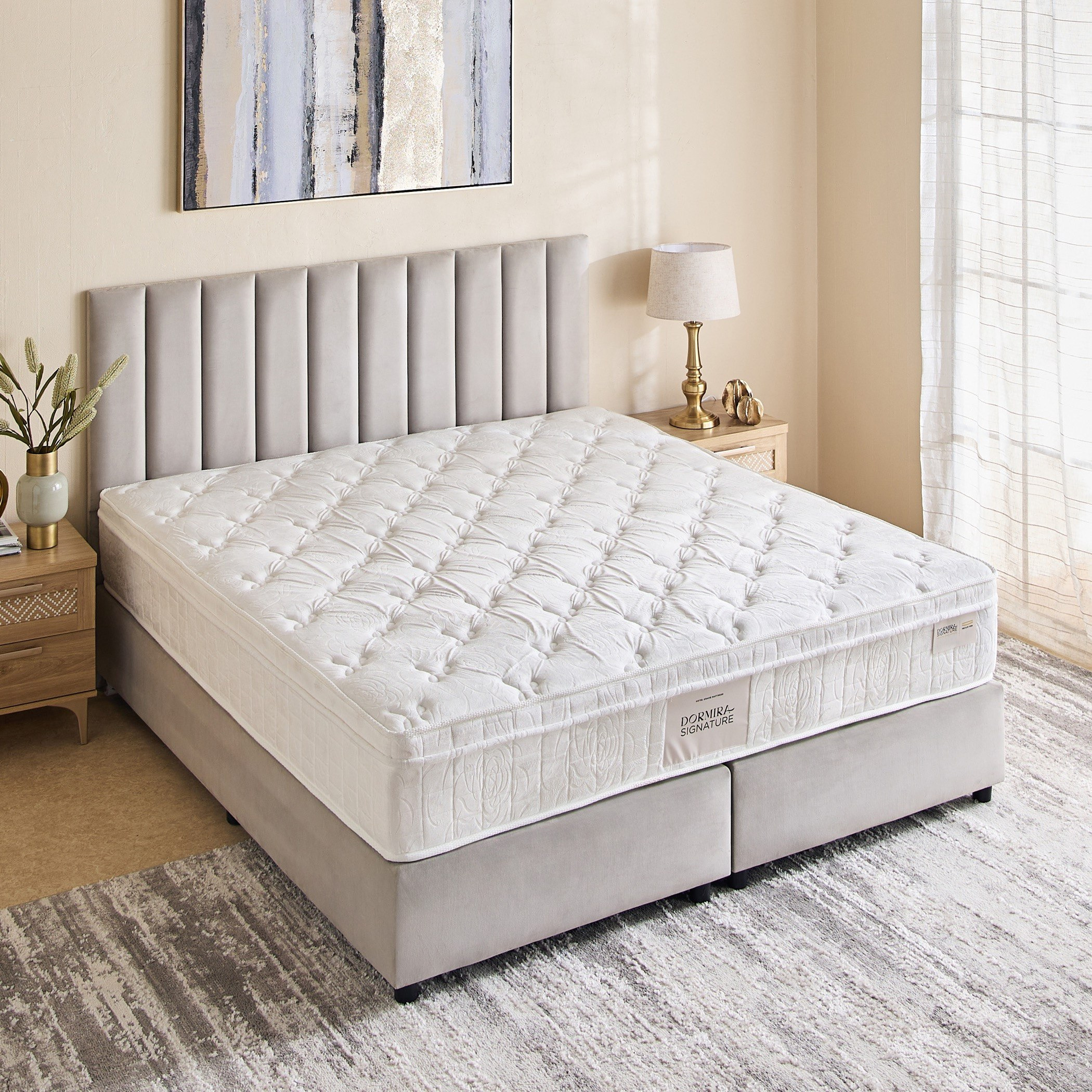 i-Dormira Signature Hotel Collection HR Foam Medium Firm Pocket Spring Mattress - 200x200x28cm-PROMO_HB_UAE_HBX10_250526-image-3