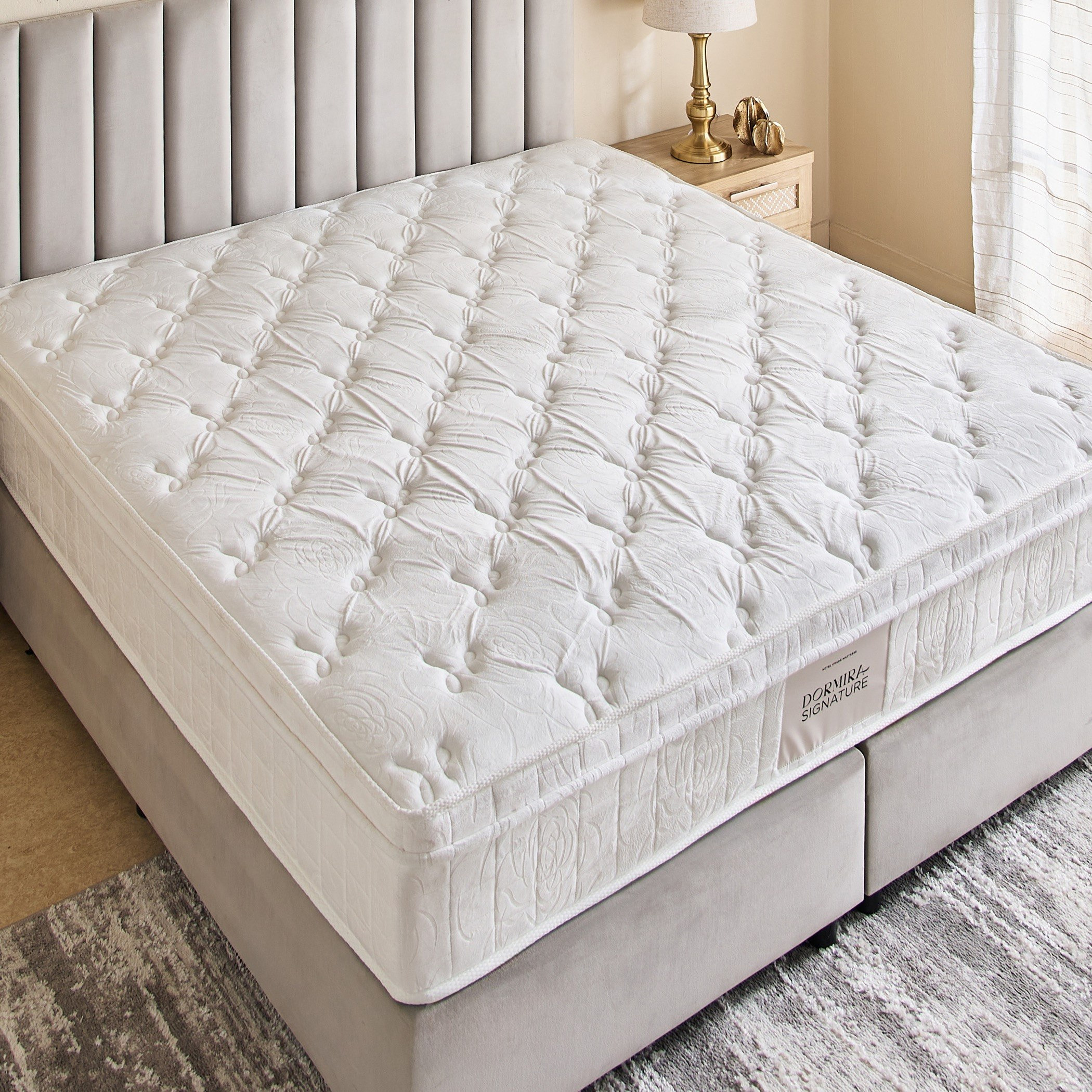 i-Dormira Signature Hotel Collection HR Foam Medium Firm Pocket Spring Mattress - 200x200x28cm-PROMO_HB_UAE_HBX10_250526-image-4