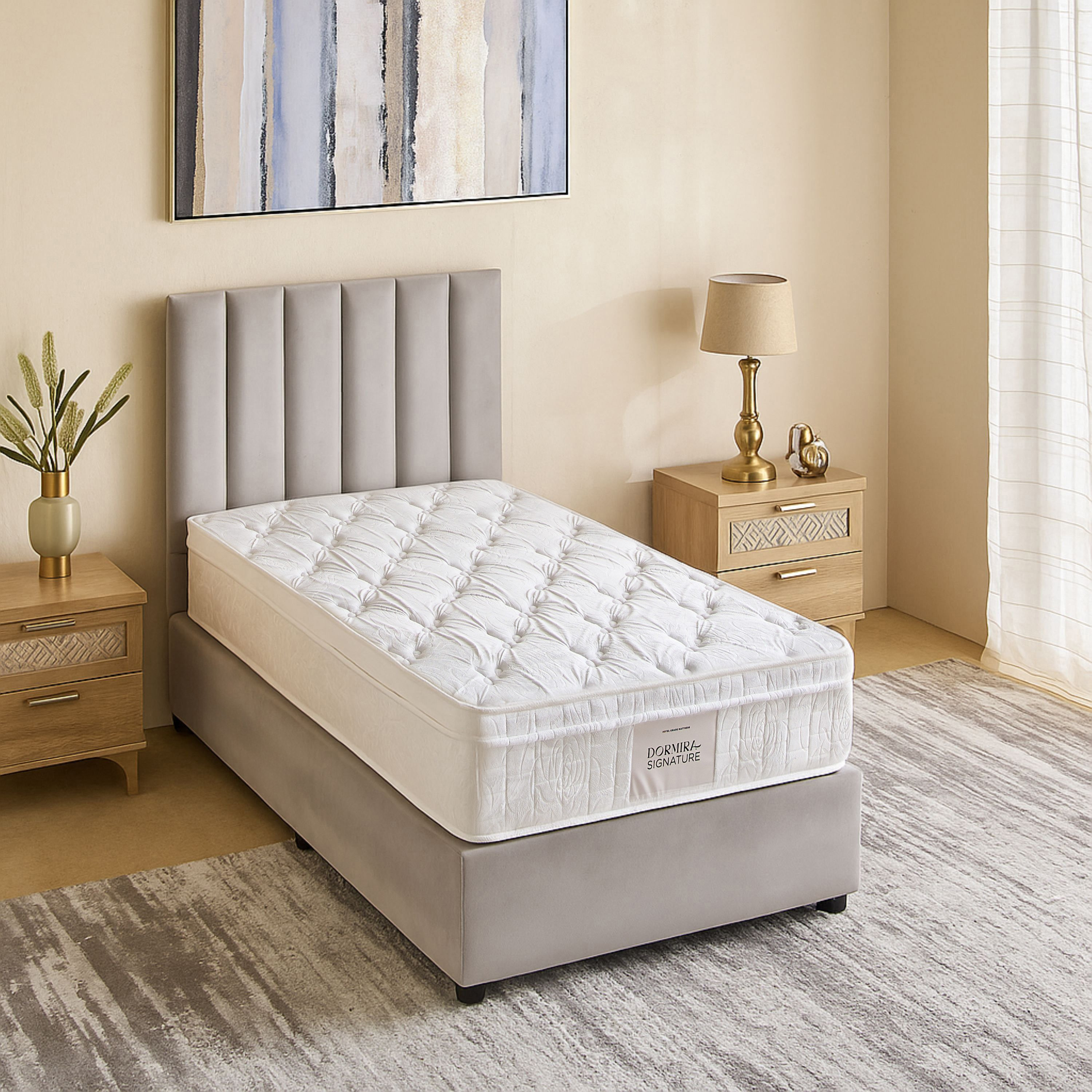 i-Dormira Signature Hotel Collection HR Foam Medium Firm Pocket Spring Mattress - 90x190x28cm -hbxfurniture-bedroom-mattresses-single-image-3