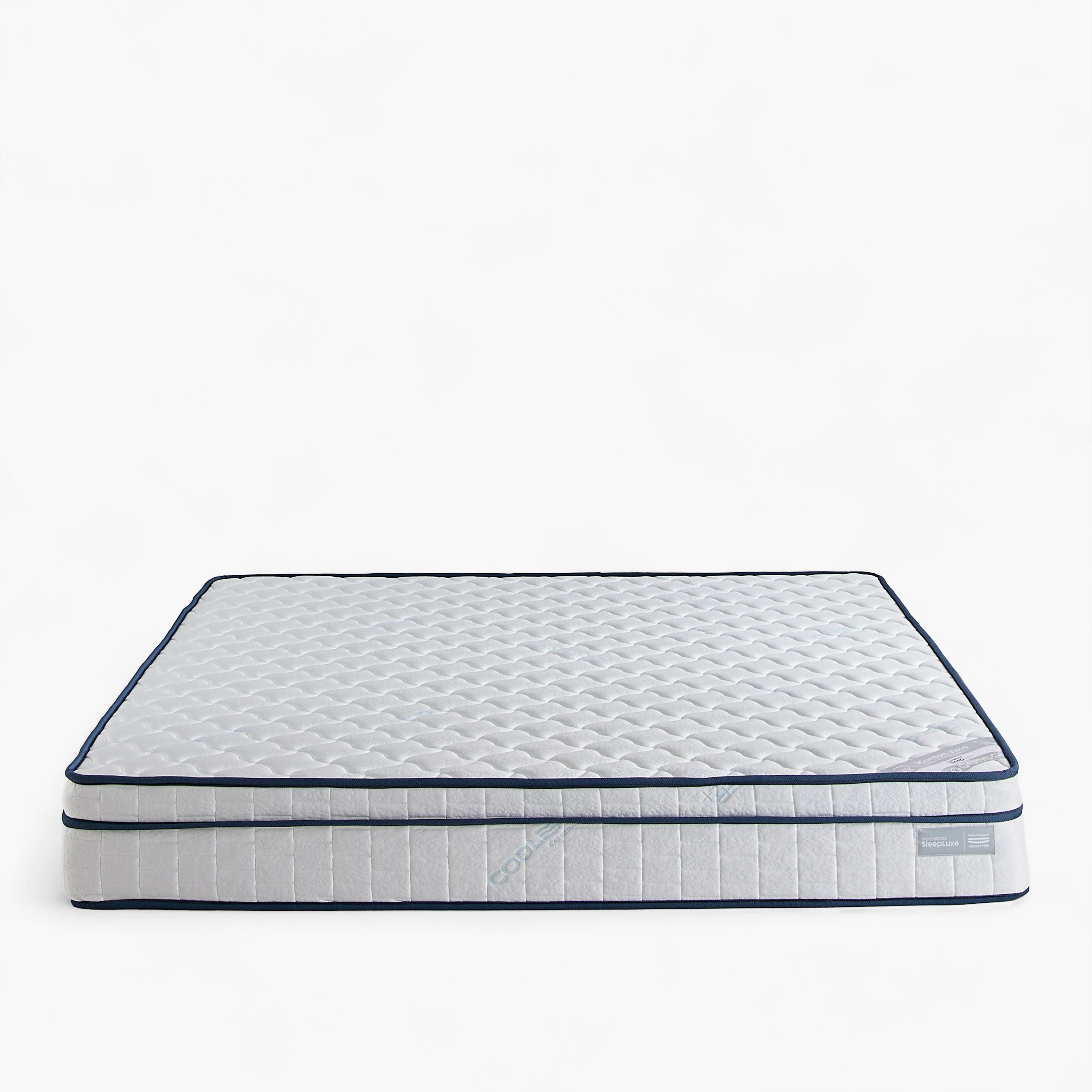 iSleepLuxe iCooltex Comfort Visco Cooling Fabric Memory Foam Bonnell Spring Mattress - 200x200x24 cm-PROMO_HB_KSA_HBX10_190925-image-11