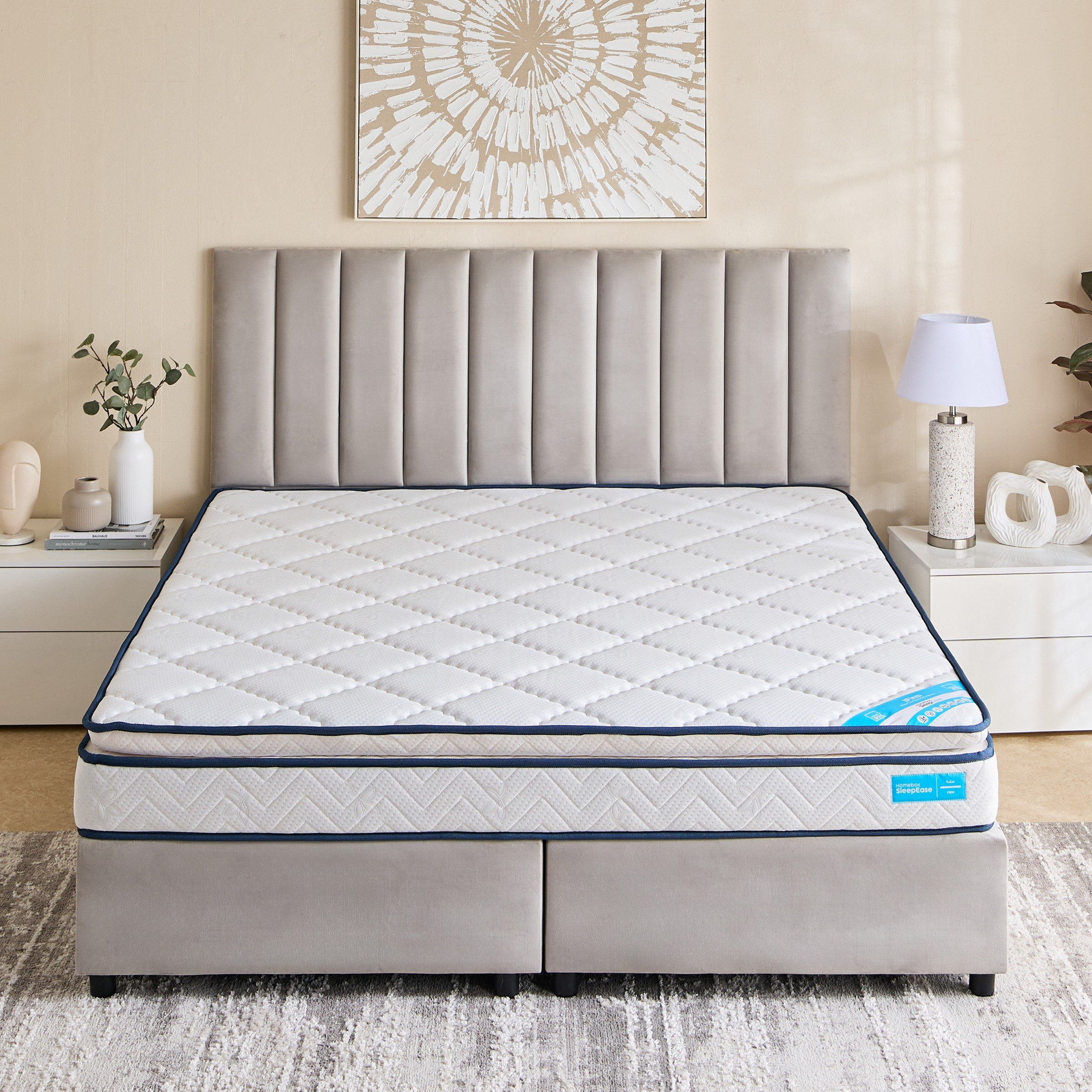 SleepEase iFirm Pillow Top Foam Extra Firm King Mattress - 180x210x23 cm-hbxfurniture-mattresses-king-image-2