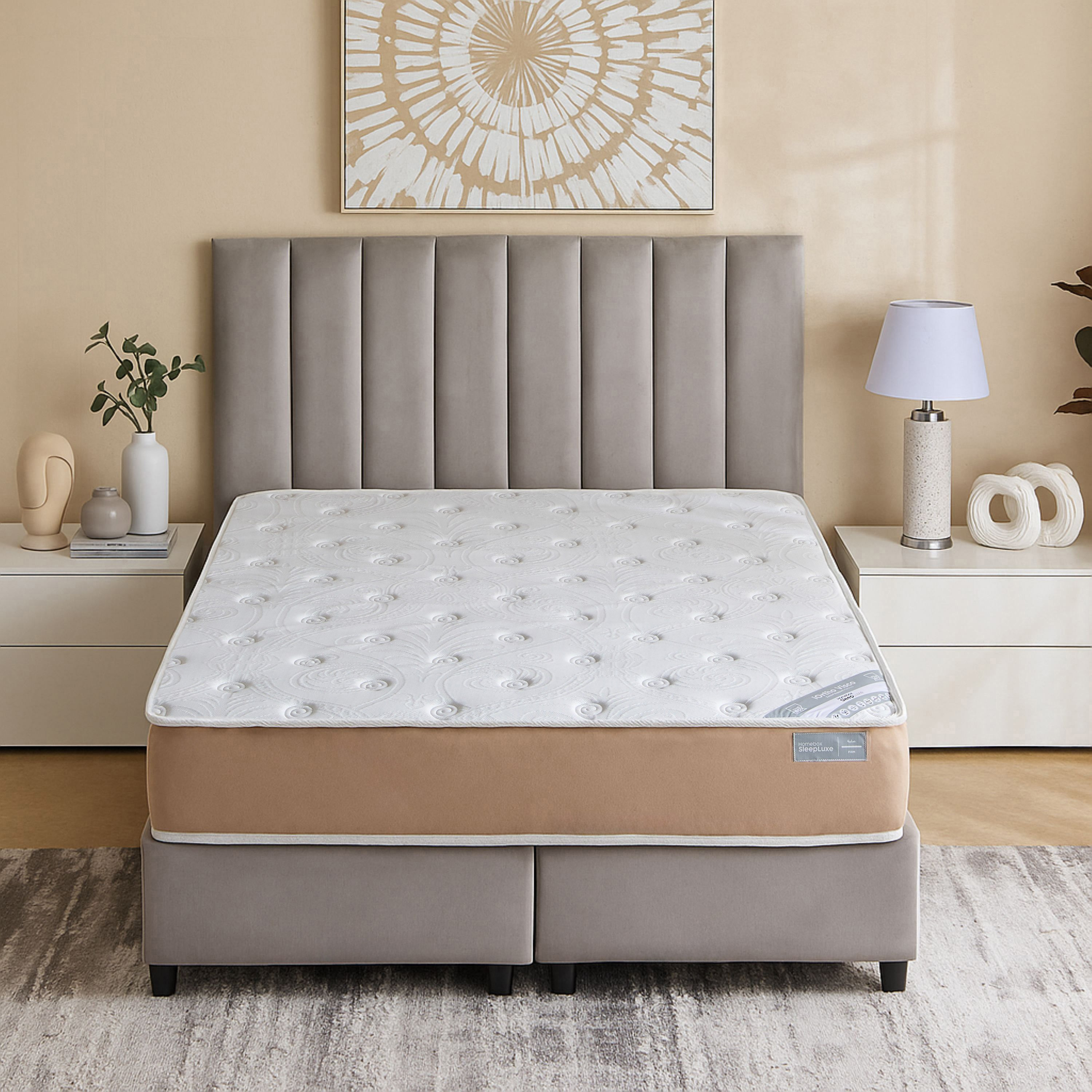 iOrtho Visco SleepLuxe Firm Rebonded Foam Queen Mattress - 155x205x24 cm-hbxbedroom-mattresses-queen-image-2