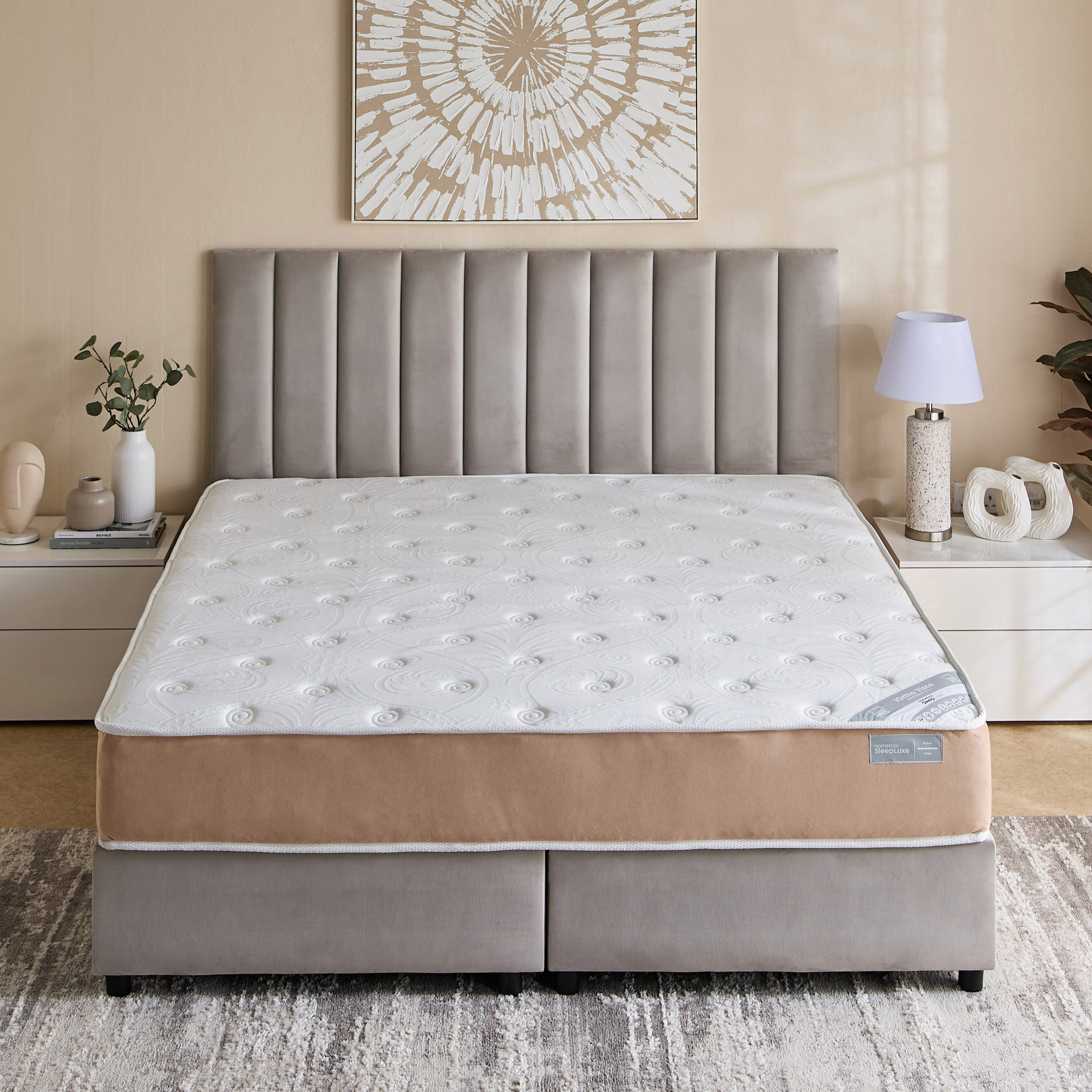 SleepLuxe iOrtho Visco Firm Rebonded Foam King Mattress - 180x200x24 cm-hbxfurniture-mattresses-king-image-3