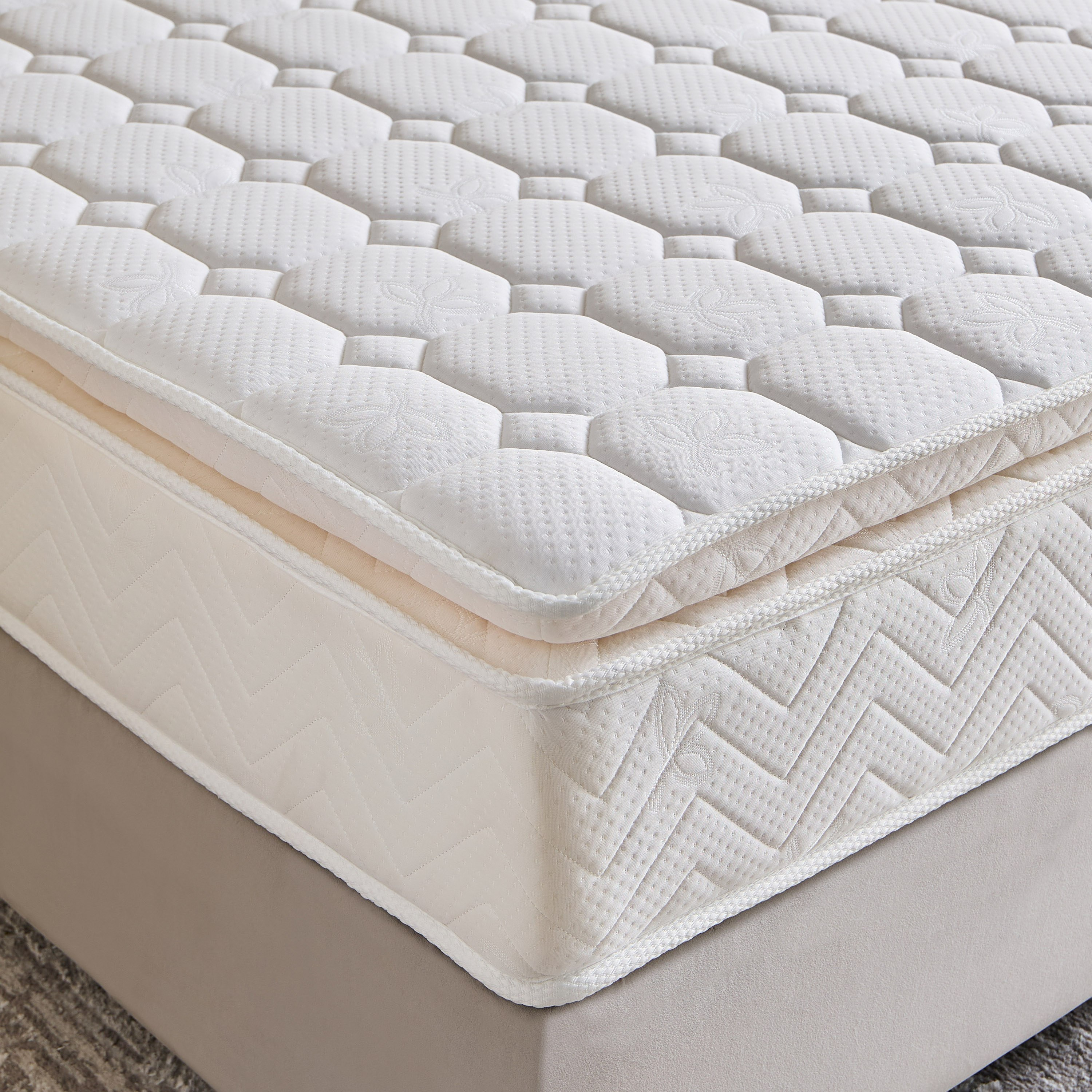 SleepNest iRoyal Pillow Top Medium Firm Bonnell Spring King Mattress - 180x200x30 cm-hbxfurniture-mattresses-king-image-5