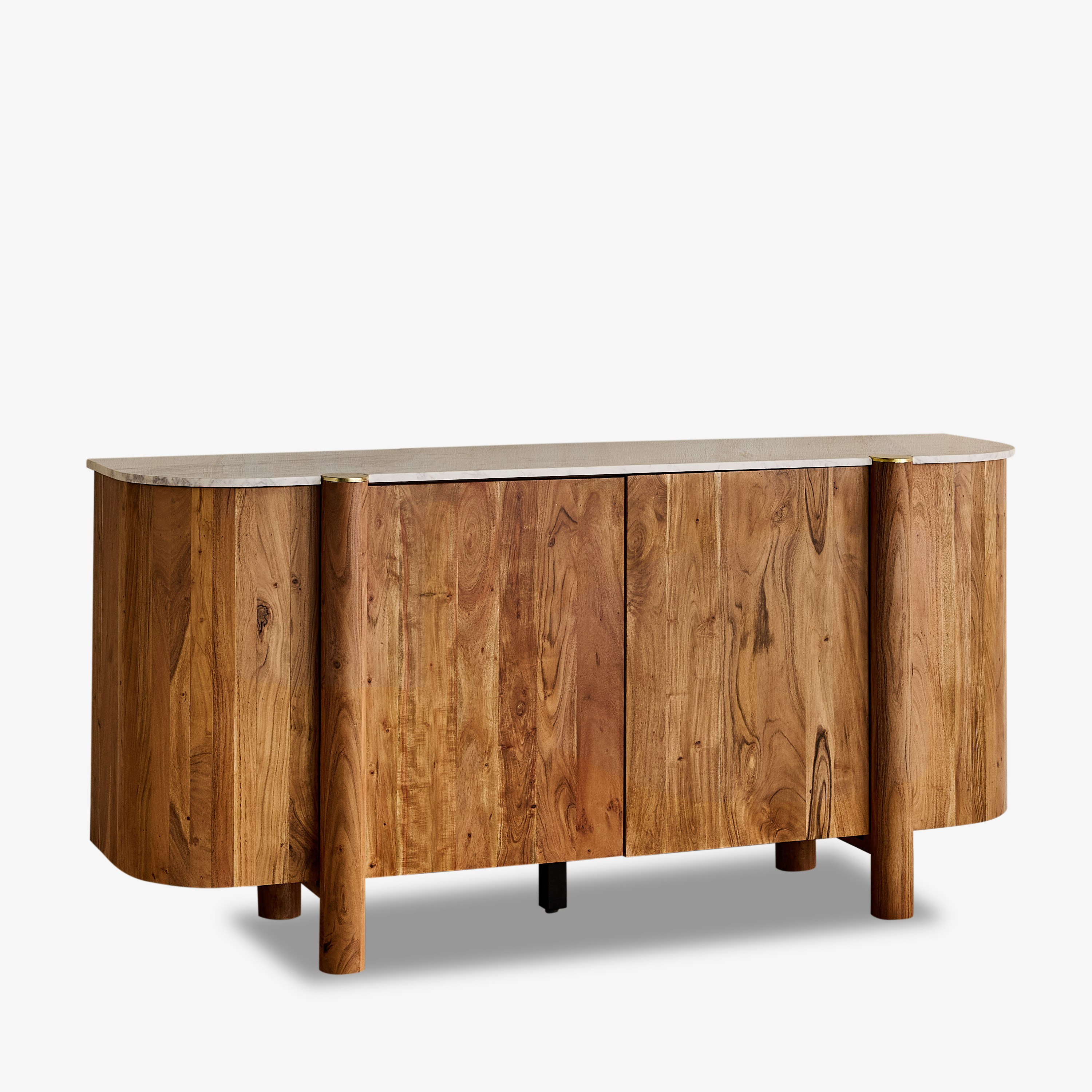 Cavon Caretto 1.8 Meter 4-Door Solid Wood Sideboard with Genuine Marble Top-hbxfurniture-diningroom-buffetsandsideboards-image-10