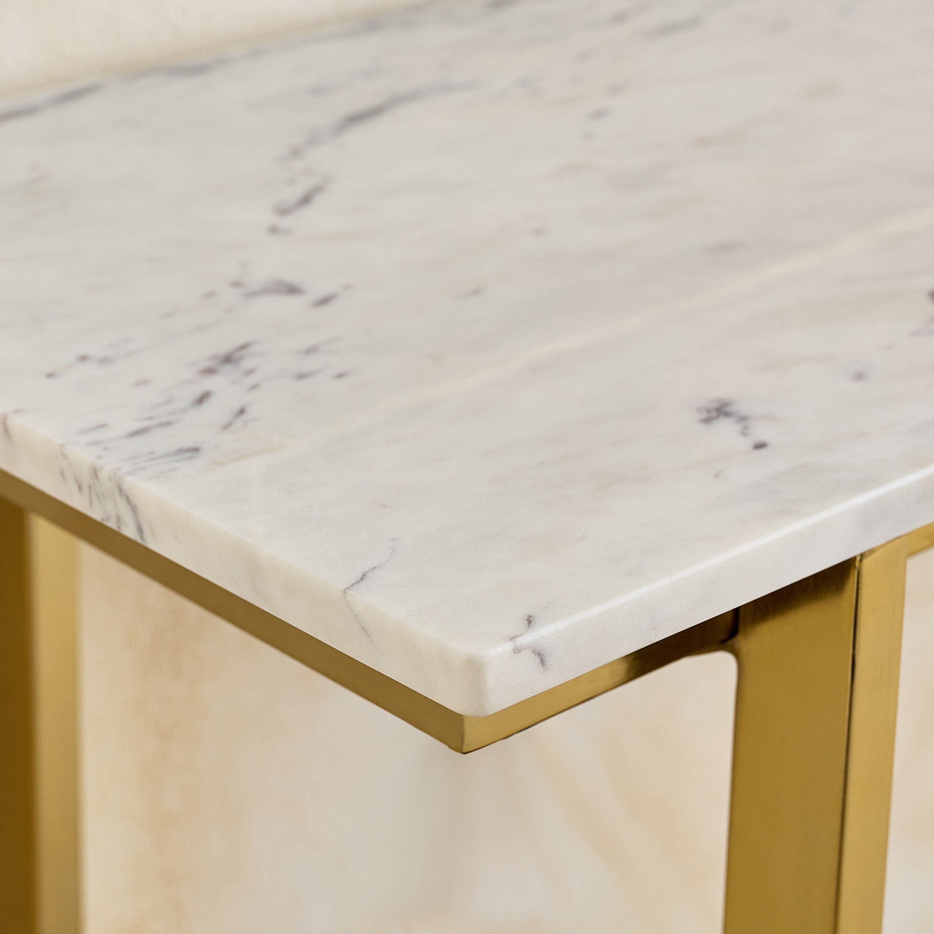 طاولة كونسول بسطح رخام أصلي مع رف خشب صلب أورلا من فندرا-hbxfurniture-tablesandstands-consoletables-image-3