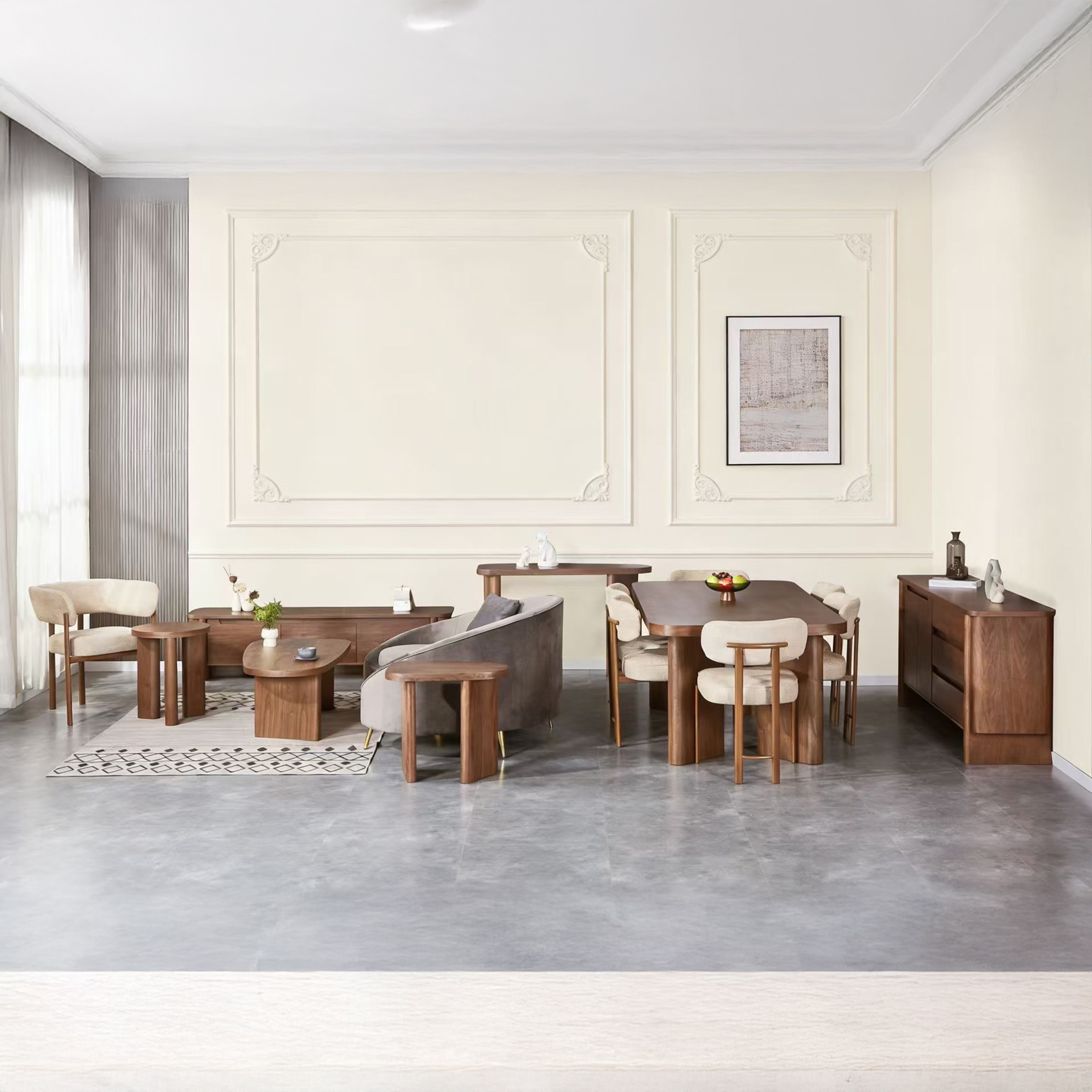 طاولة سفرة 6 مقاعد من فيفيان-hbxdiningroom-diningtablesandsets-diningtables-sixseater-image-7