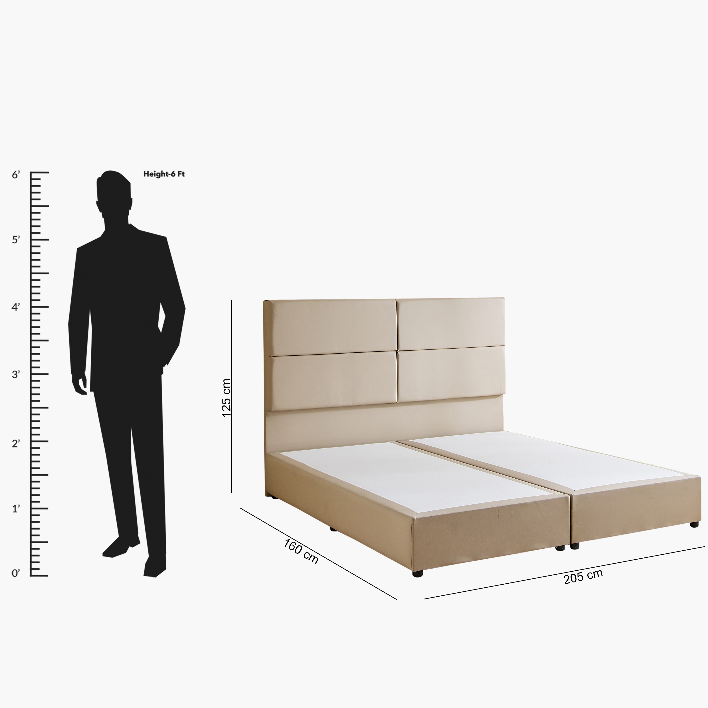 سرير كوين منجد من نورديكا مافيس - 160x200 سم-hbxbedroom-bedsandbedsets-beds-queen-image-10