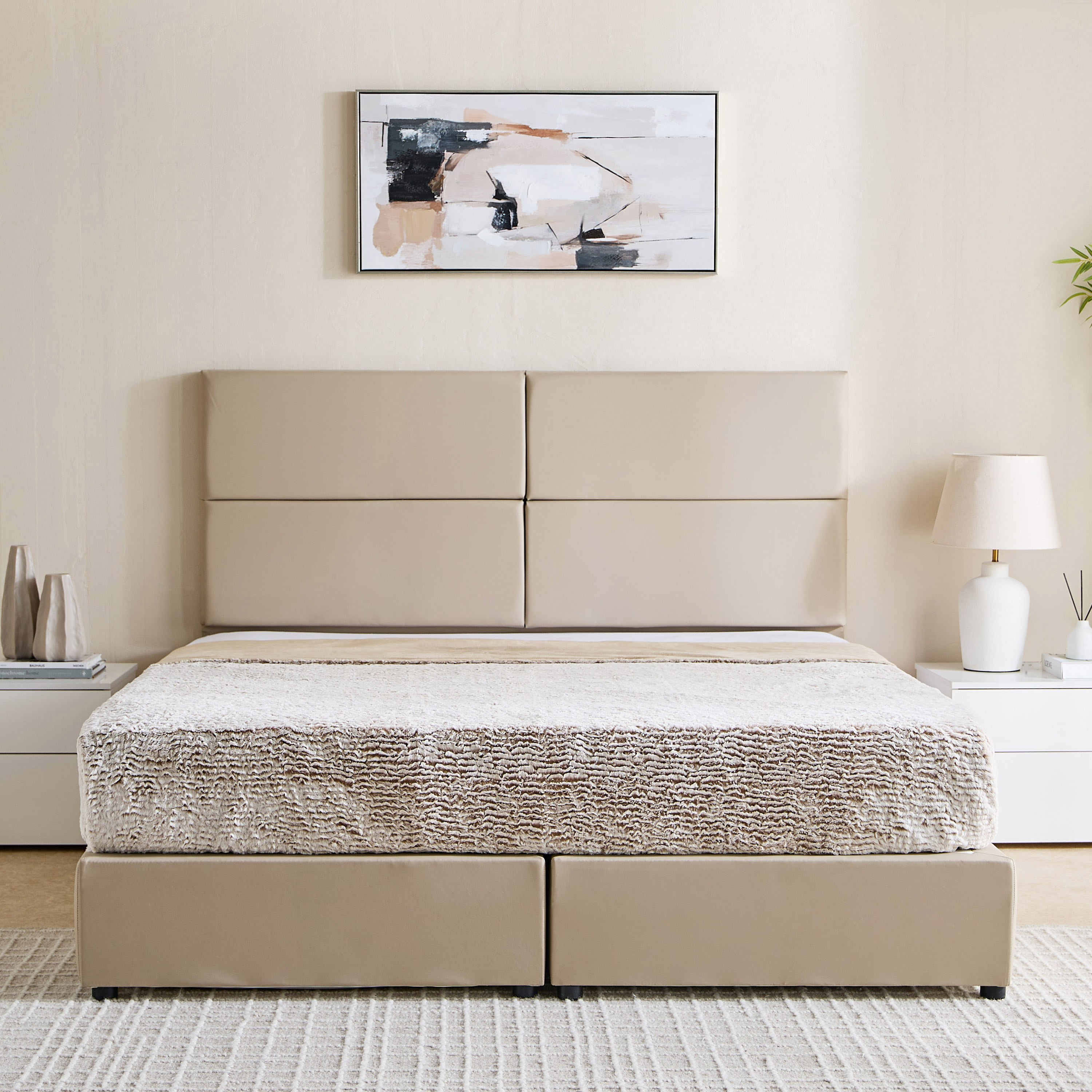 سرير كوين منجد من نورديكا مافيس - 160x200 سم-hbxbedroom-bedsandbedsets-beds-queen-image-2