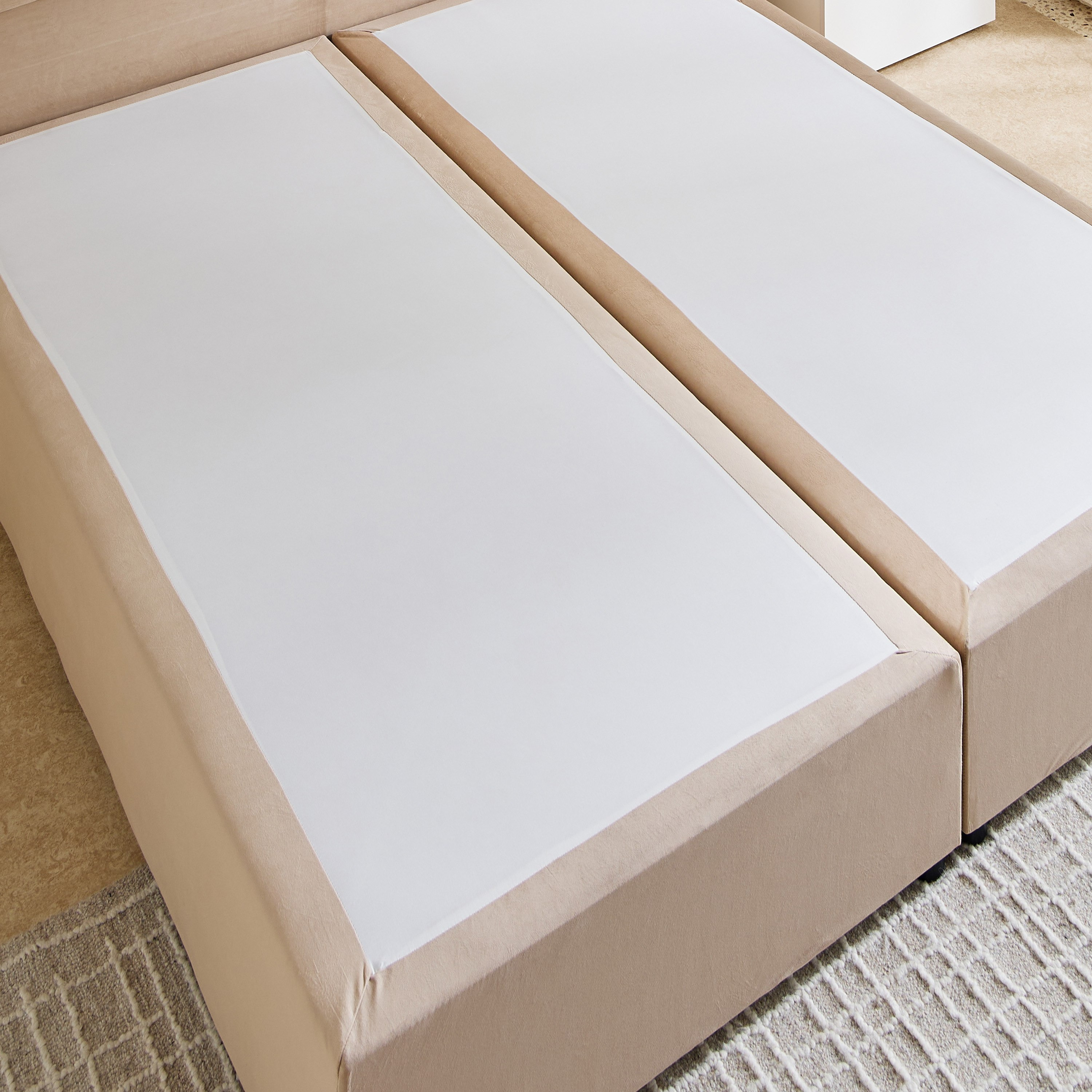 Nordica Pebble Upholstered Queen Bed - 160x200 cm-hbxbedroom-bedsandbedsets-beds-queen-image-5