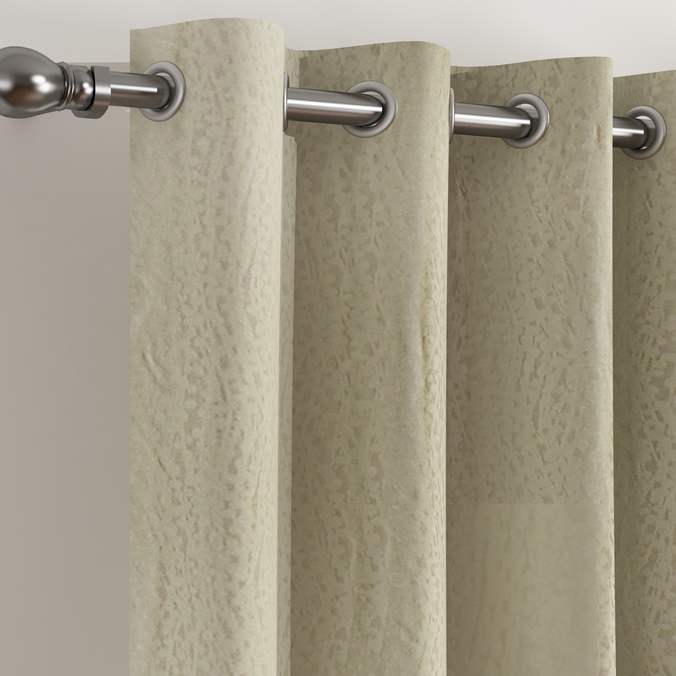 Matrix Distr 2-Piece Jacquard Blackout Curtain Set - 135x300 cm-hbxhomeware-hbxbedroom-image-2
