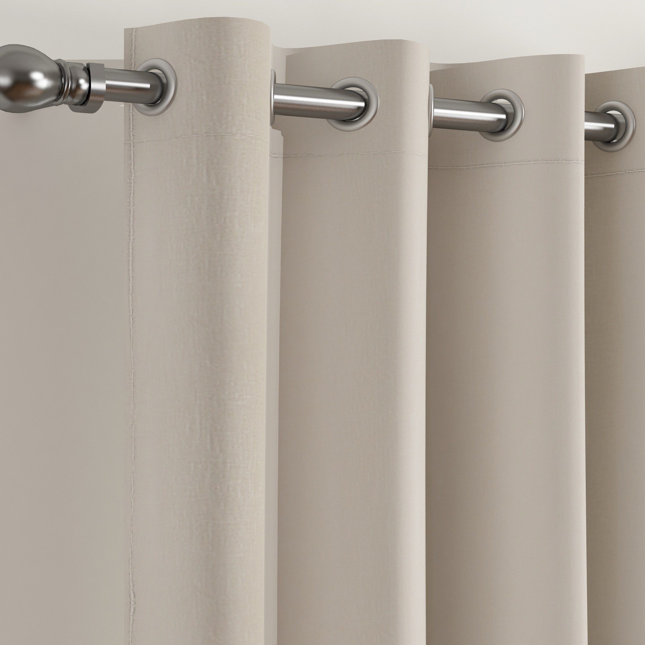 طقم ستائر جاكار معتمة قطعتين سلوب من ماتريكس - 135×300 سم-hbxhomeware-hbxbedroom-image-2
