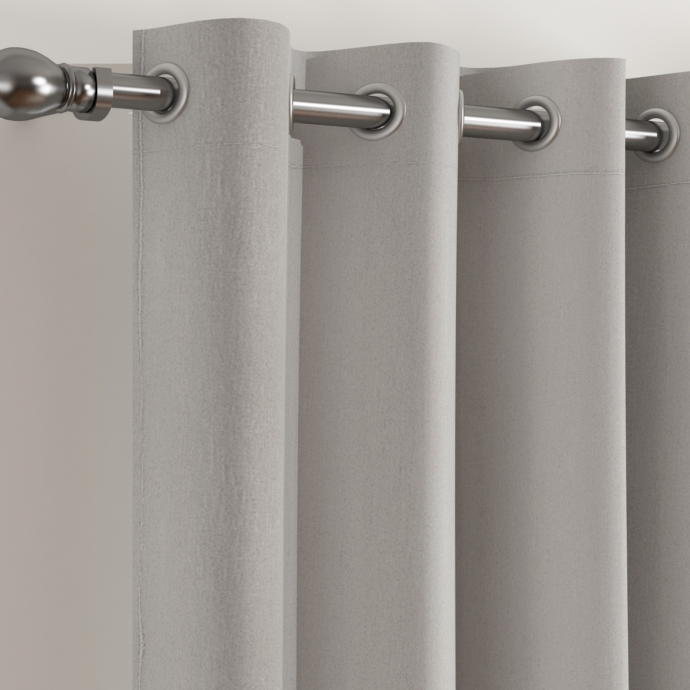 Matrix 2-Piece Slub Jacquard Blackout Curtain Set - 135x300 cm-hbxhomeware-hbxbedroom-image-2