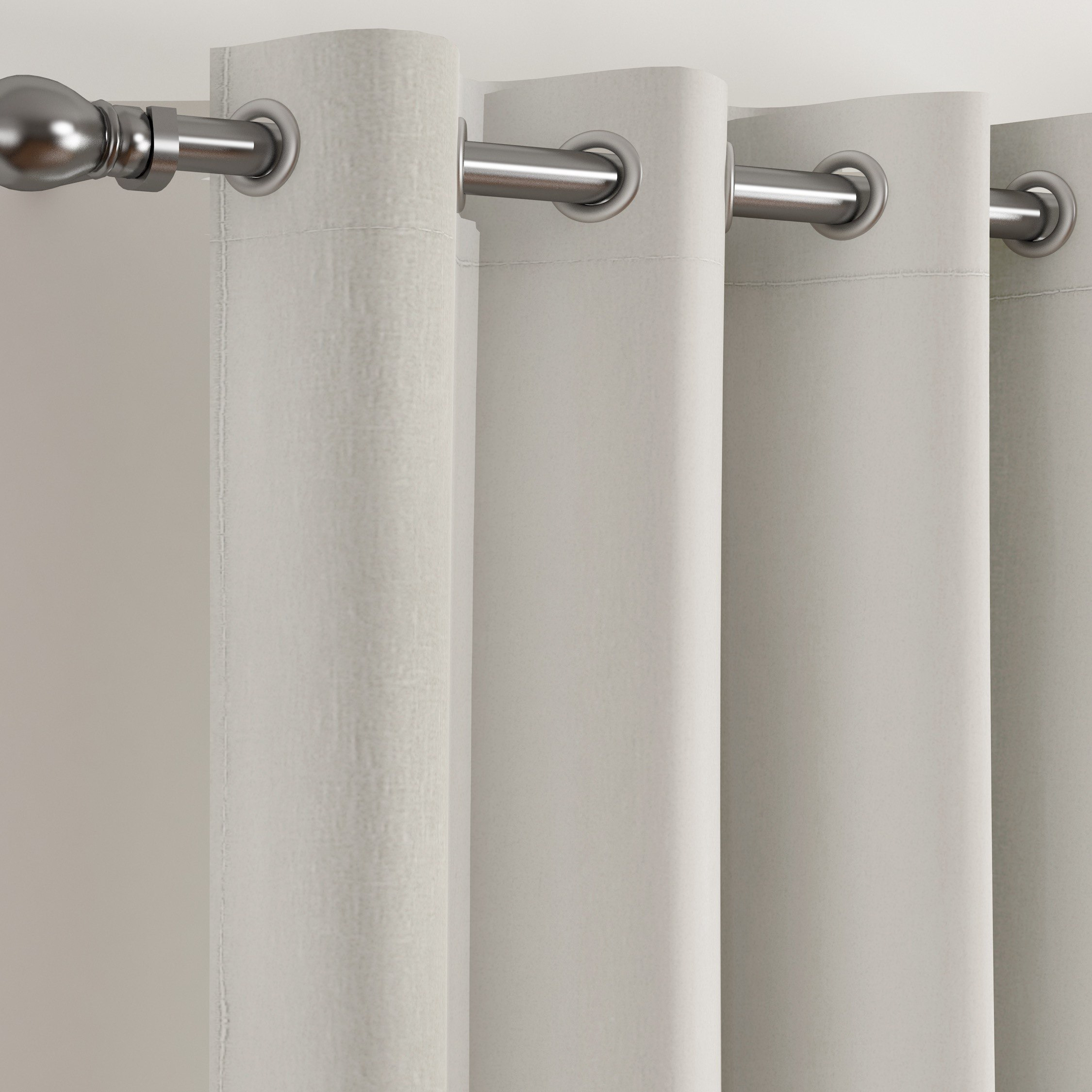 Matrix 2-Piece Slub Jacquard Blackout Curtain Set - 135x300 cm-hbxhomeware-hbxbedroom-image-2