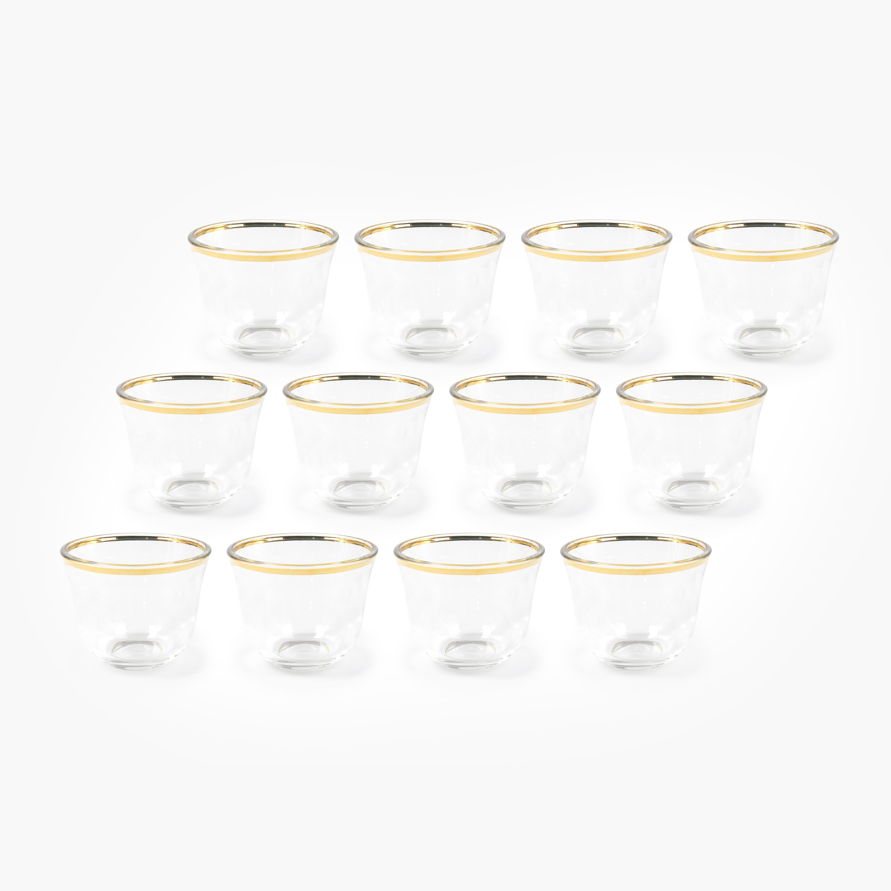 طقم فناجين قهوة زجاج 12 قطعة - نيو-hbxhomeware-diningandtabletop-coffeeandteasets-image-3