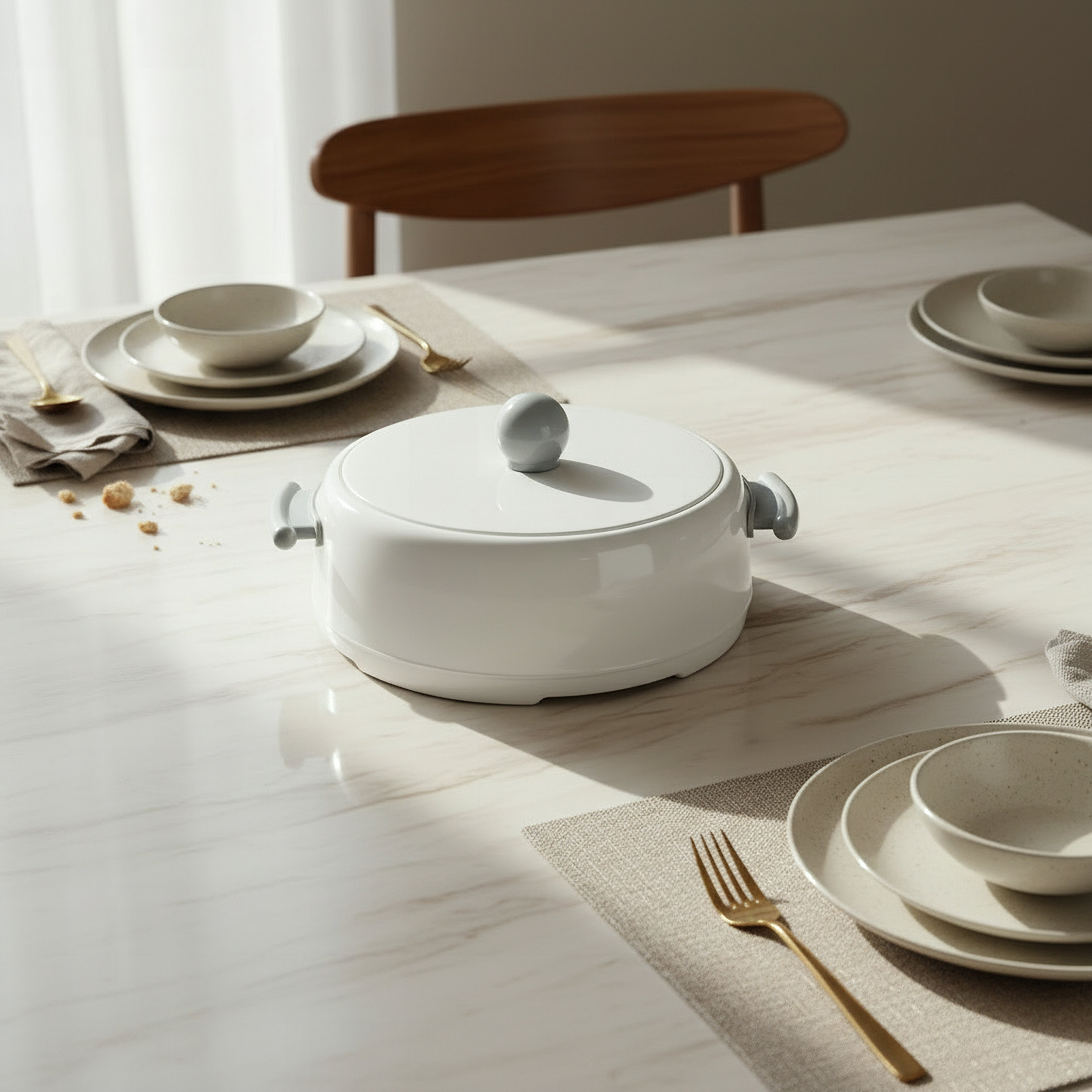 Atlanta Double Wall Hot Pot Casserole - 1.5 L-hbxdecorandfurnishings-tabletop-serveware-image-4