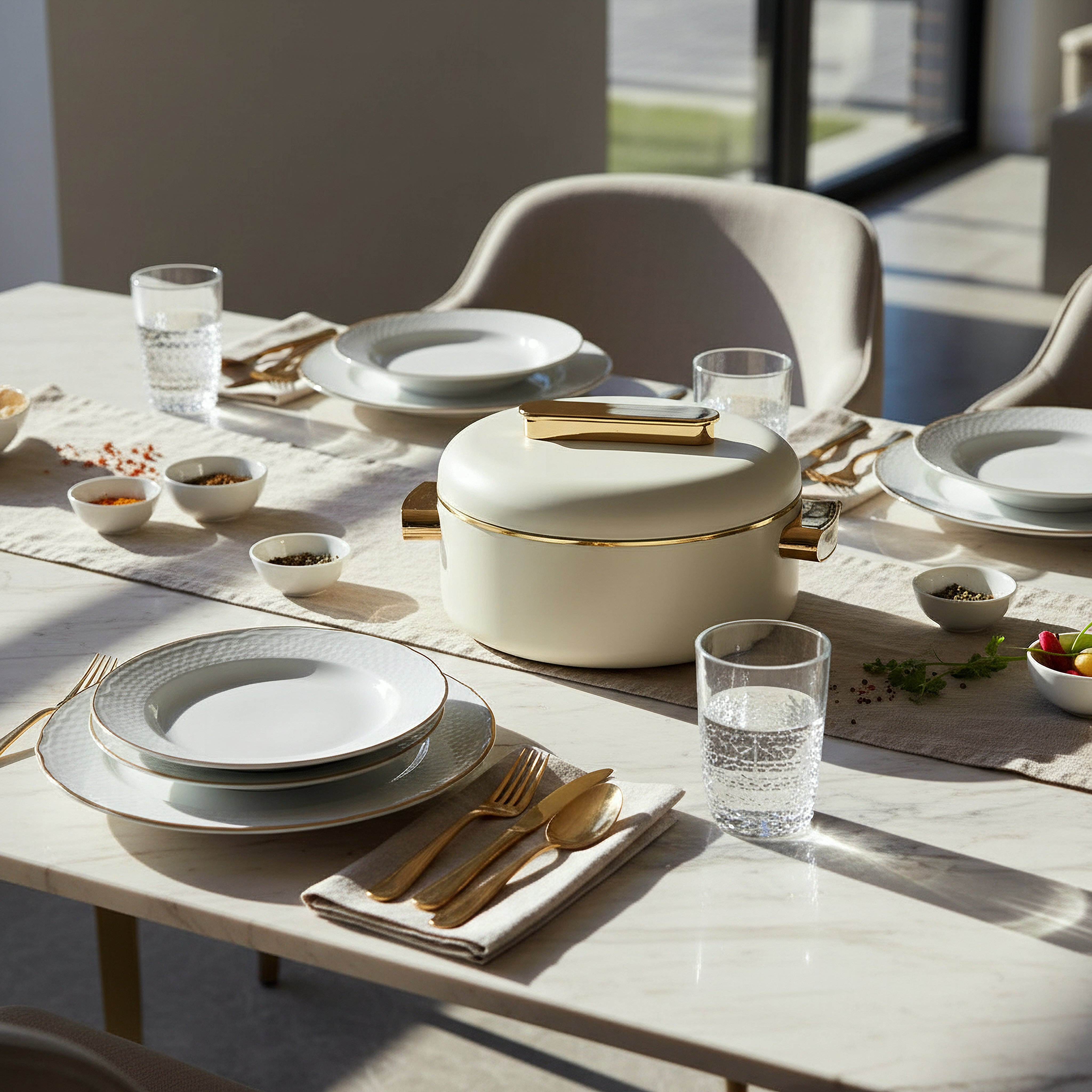 كسرولة هوت بوت بجدار مزدوج من ايليجنس - 2.5 لتر-hbxdecorandfurnishings-tabletop-serveware-image-4