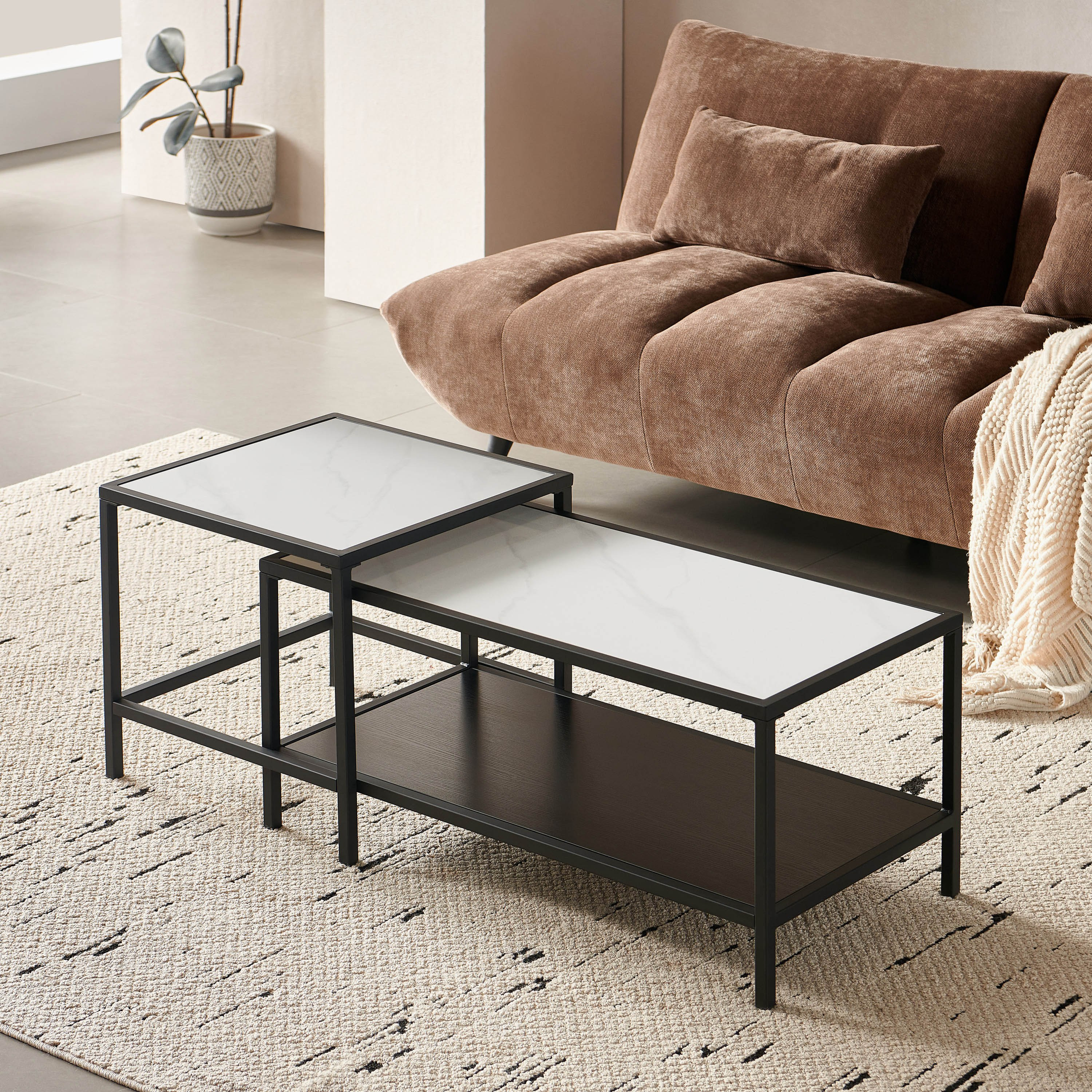 Roma Tory Sintered Stone Coffee Table - Set of 2-PROMO_HB_UAE_THRESHOLD_Furniture_020426-image-1