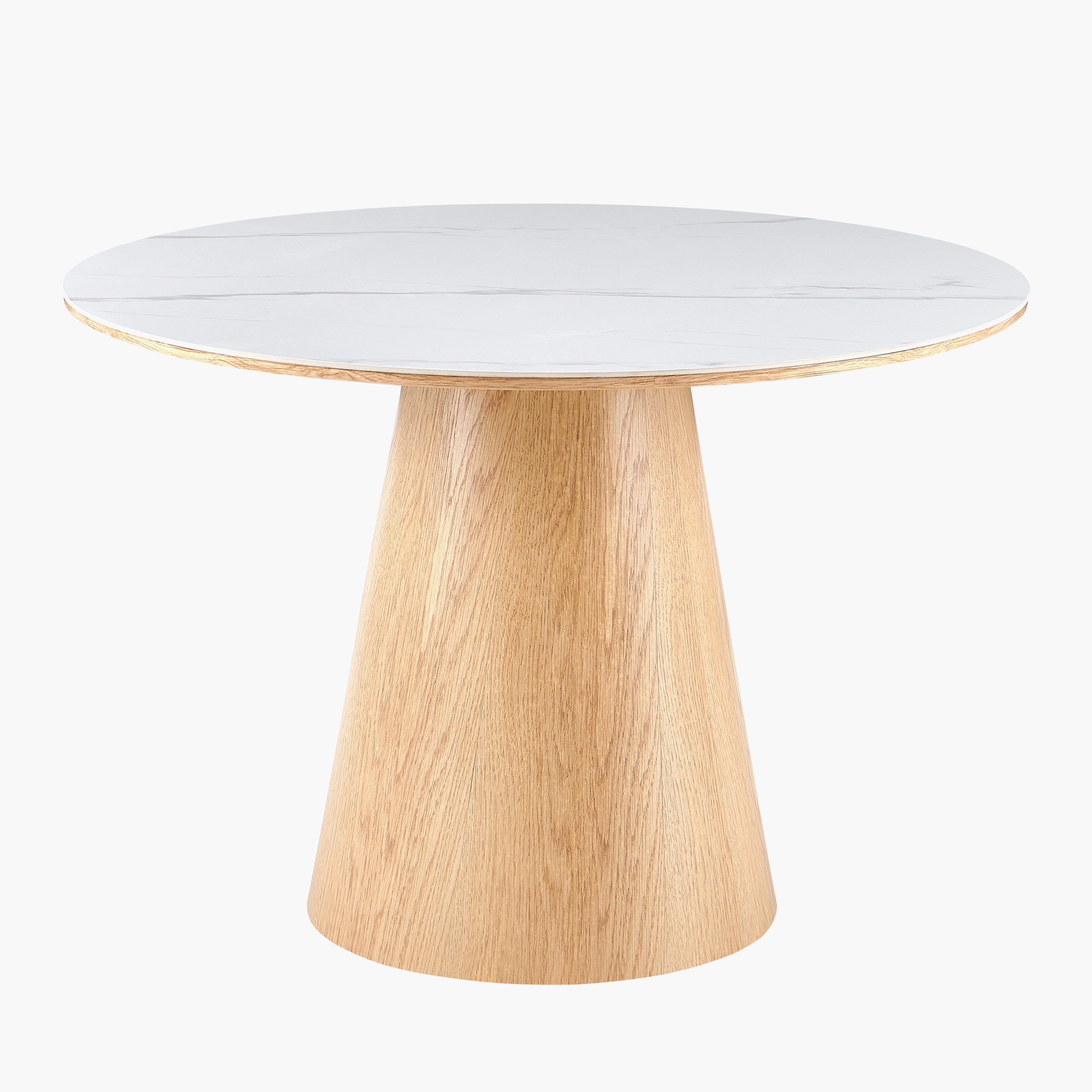 Movo Gerald Round 4-Seater Sintered Stone Top Dining Table-hbxfurniture-diningtablesandsets-diningtables-fourseater-image-2