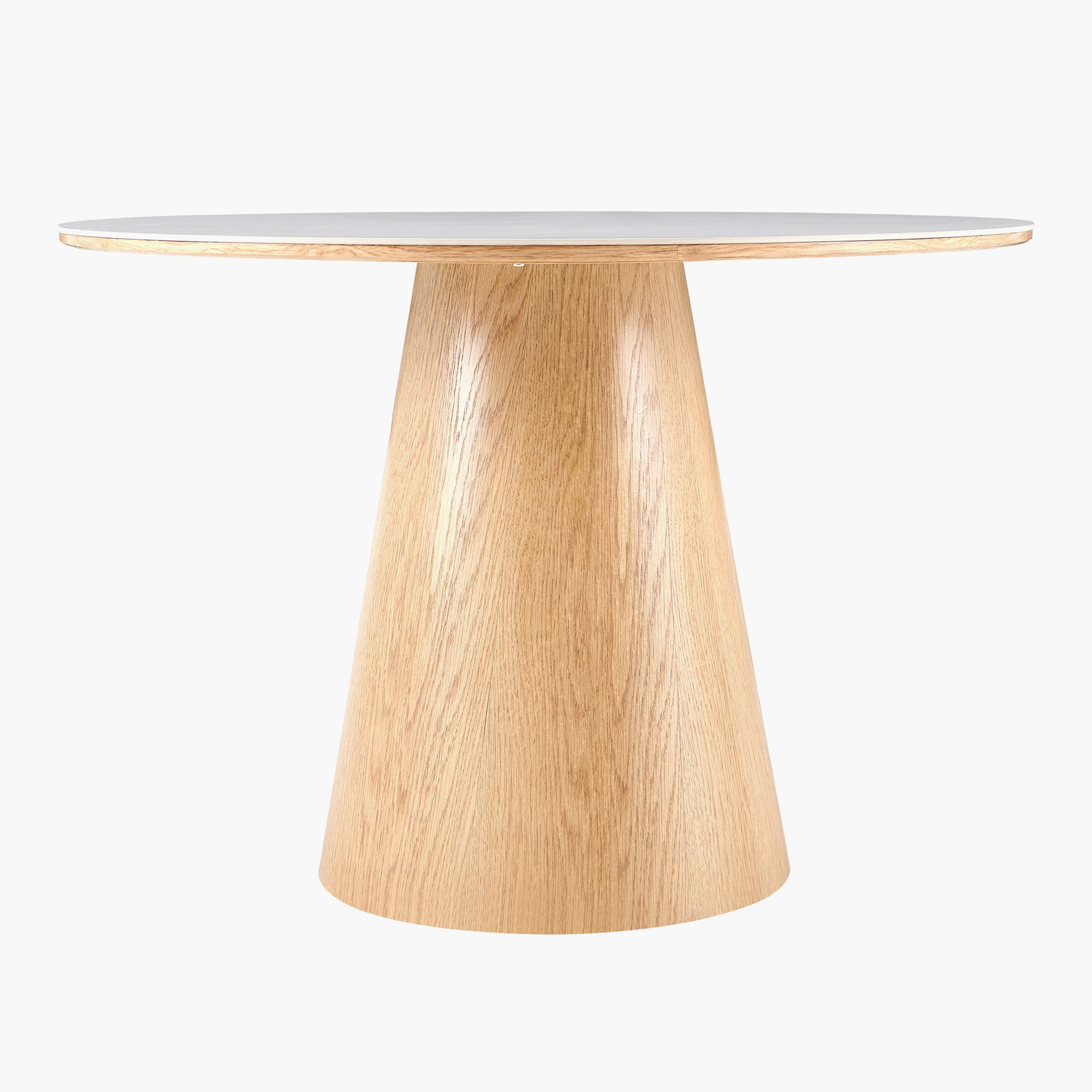 Movo Gerald Round 4-Seater Sintered Stone Top Dining Table-hbxfurniture-diningtablesandsets-diningtables-fourseater-image-3