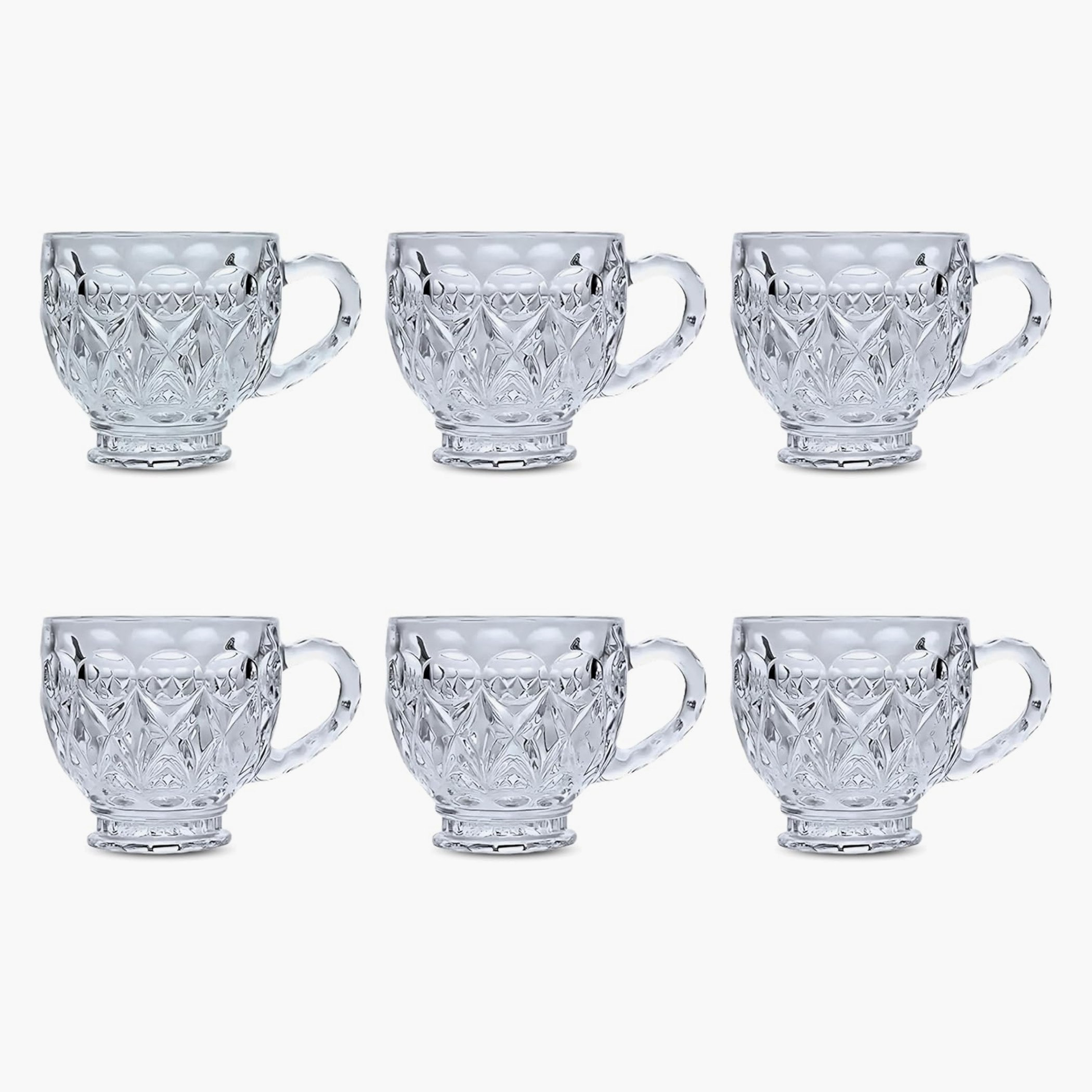 طقم أكواب شاي زجاج 6 قطع ميزاج من أميتي-hbxhomeware-diningandtabletop-coffeeandteasets-image-1