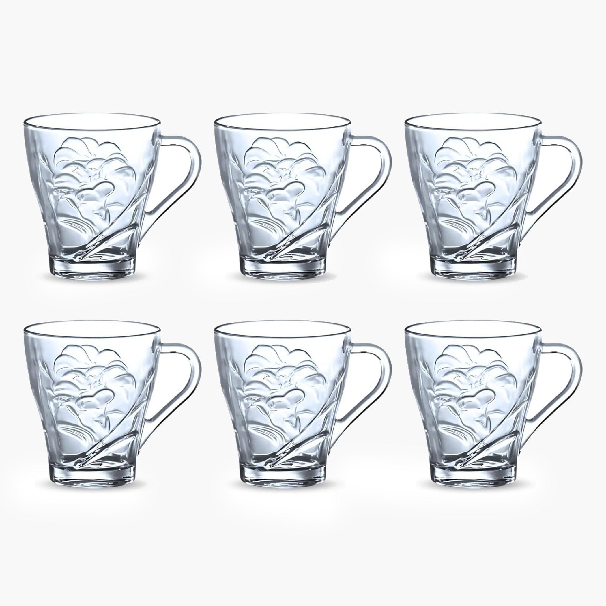طقم أكواب شاي زجاج 6 قطع زهارة من أميتي-hbxhomeware-diningandtabletop-coffeeandteasets-image-4