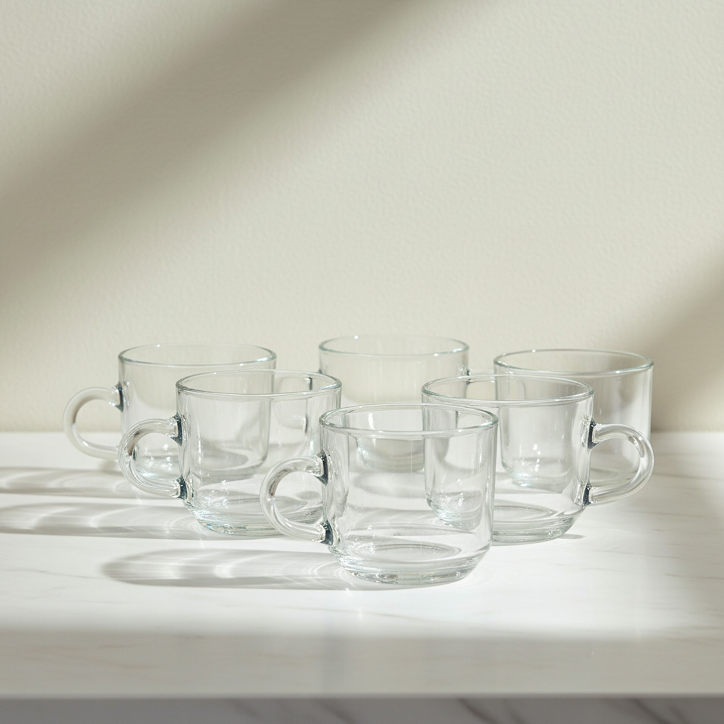 طقم أكواب شاي زجاج 6 قطع سيرينيتيا من أميتي-hbxhomeware-diningandtabletop-coffeeandteasets-image-1