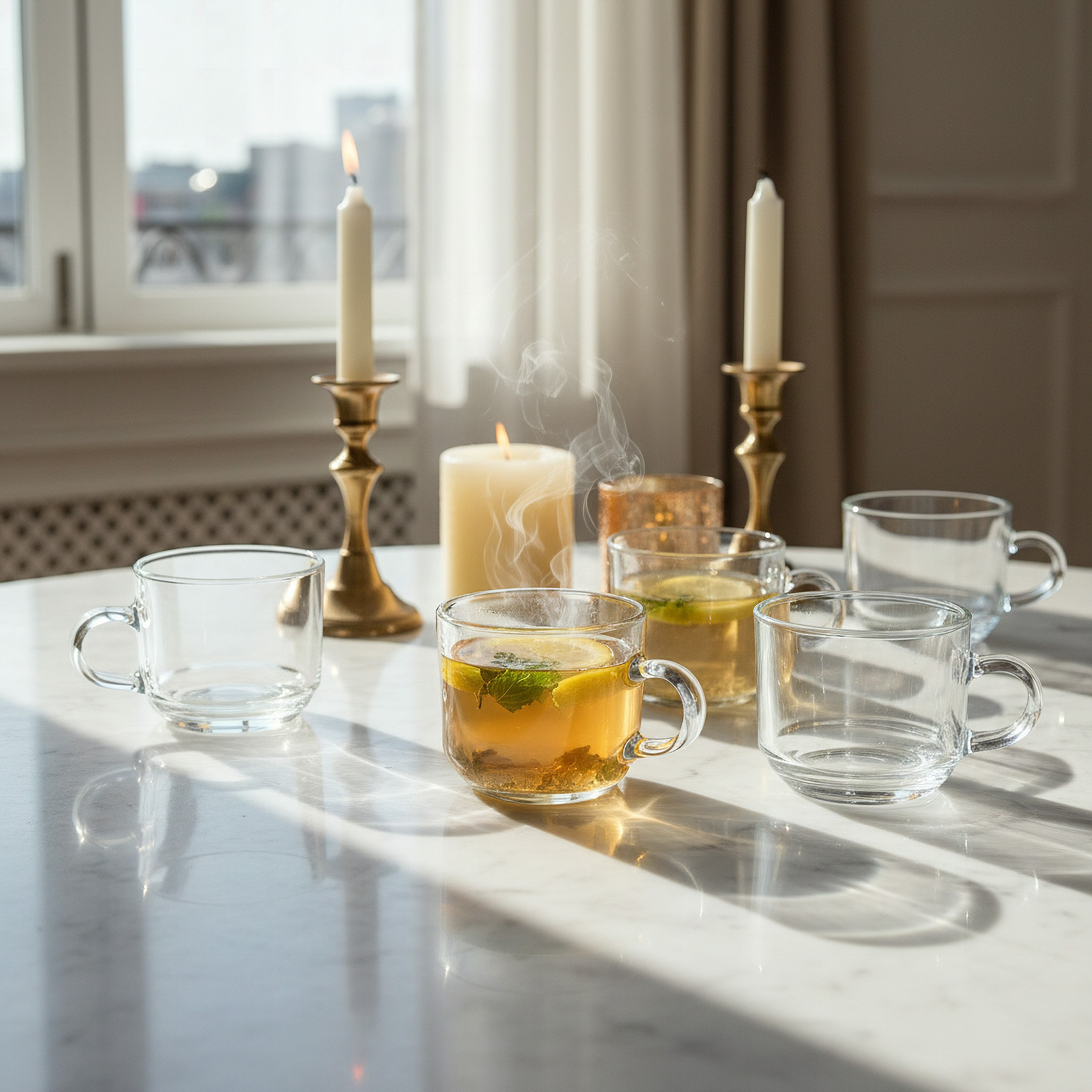 طقم أكواب شاي زجاج 6 قطع سيرينيتيا من أميتي-hbxhomeware-diningandtabletop-coffeeandteasets-image-3