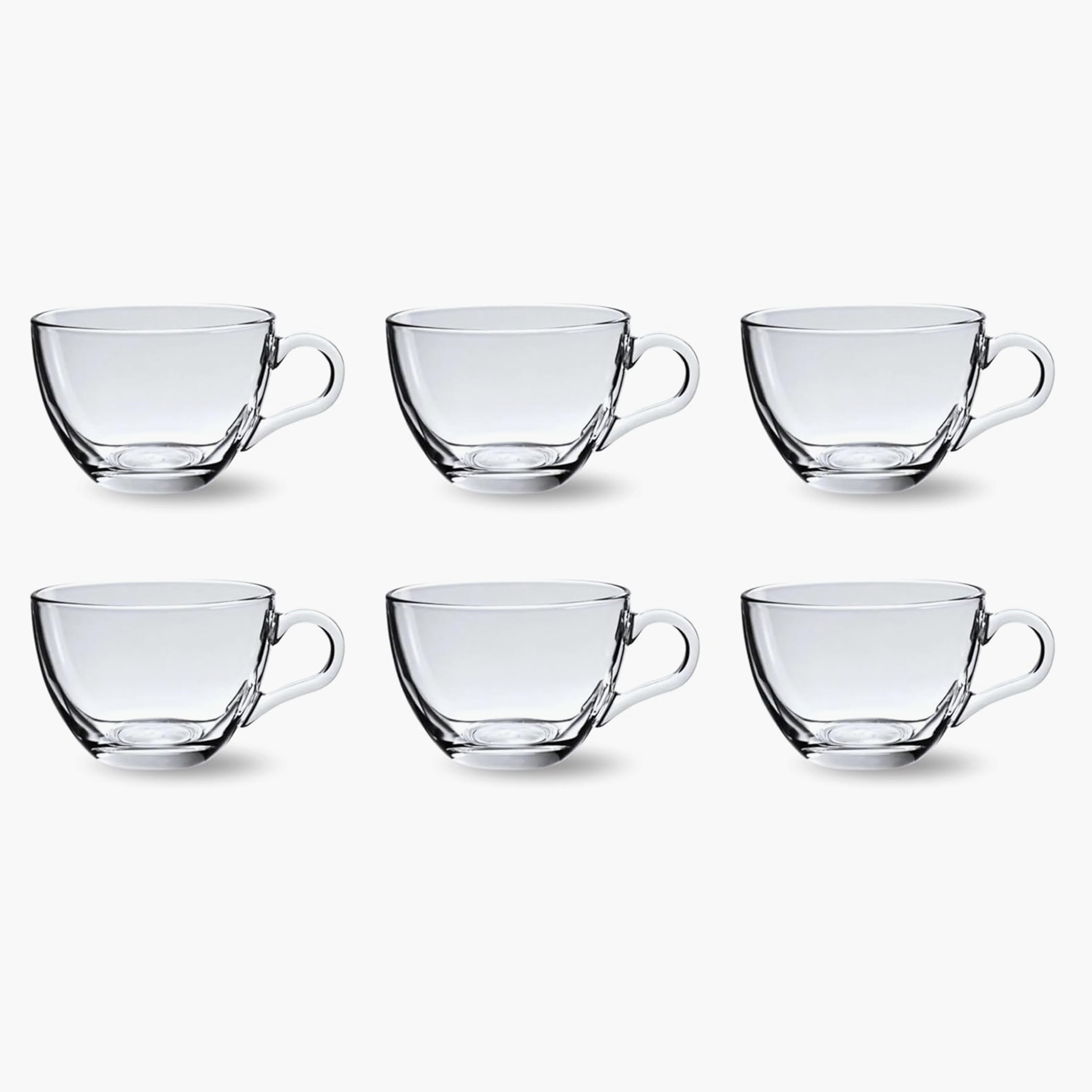 طقم فناجين شاي زجاج 6 قطع نسمة من أميتي - 190 مل-hbxhomeware-diningandtabletop-coffeeandteasets-image-1