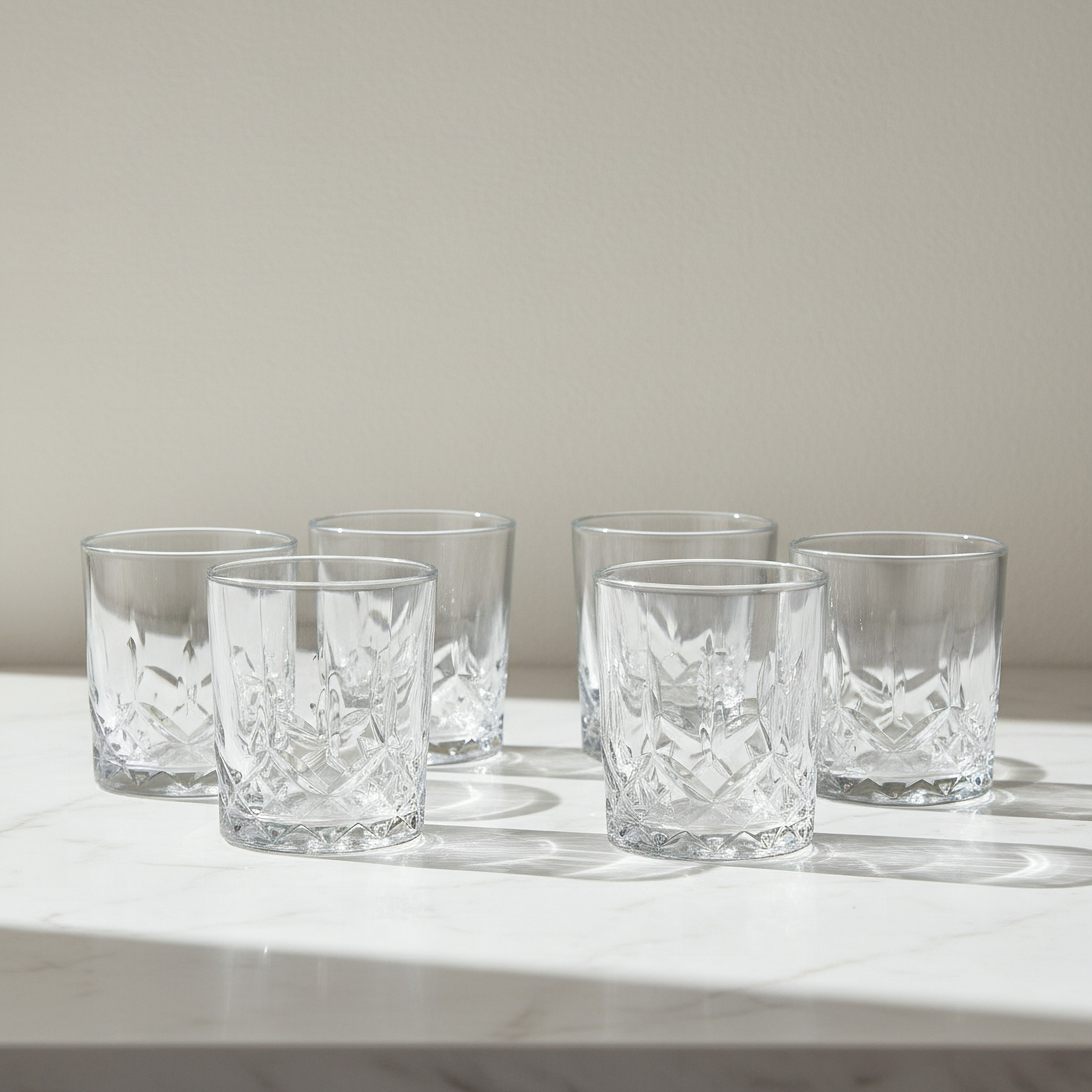 طقم أكواب زجاج 6 قطع كلير بور من أميتي - 240 مل-hbxdecorandfurnishings-tabletop-glassware-image-1