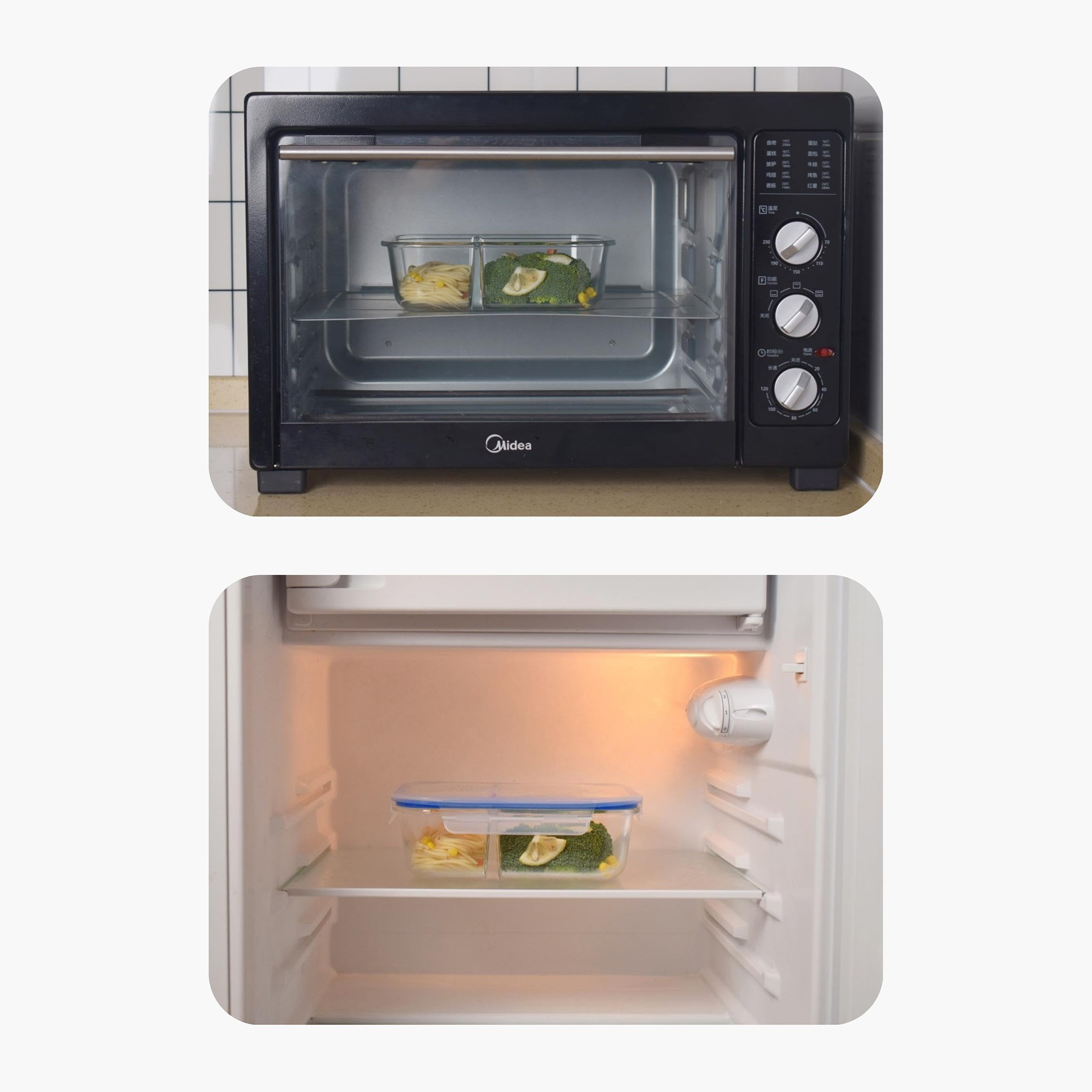 حاوية تخزين زجاجية مع مقسم من أميتي - 1.5 لتر-hbxhomeware-hbxkitchen-image-3