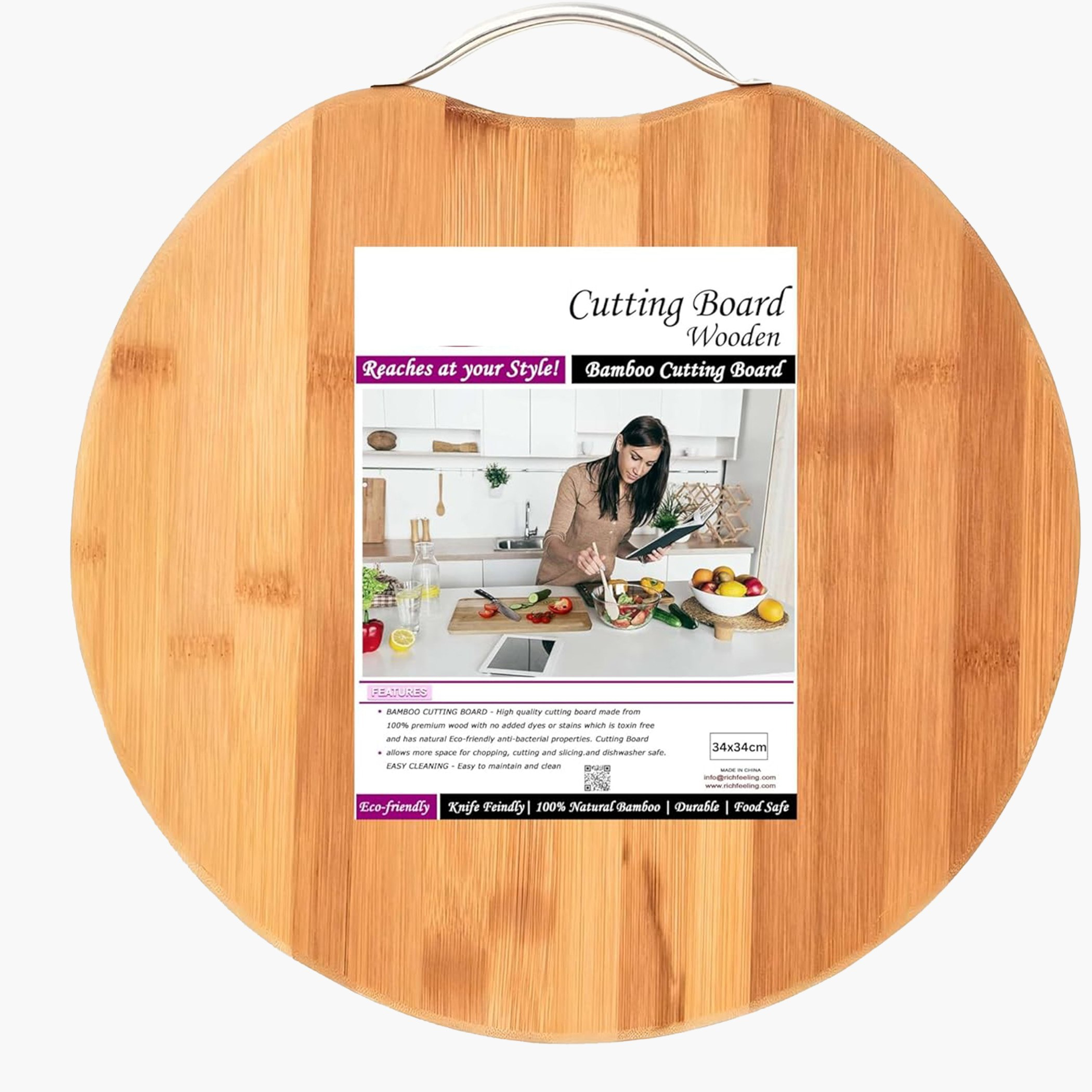 Amity Bamboo Chopping Board - 34x34x1.8 cm-hbxkitchen-kitchenware-choppingboards-image-6